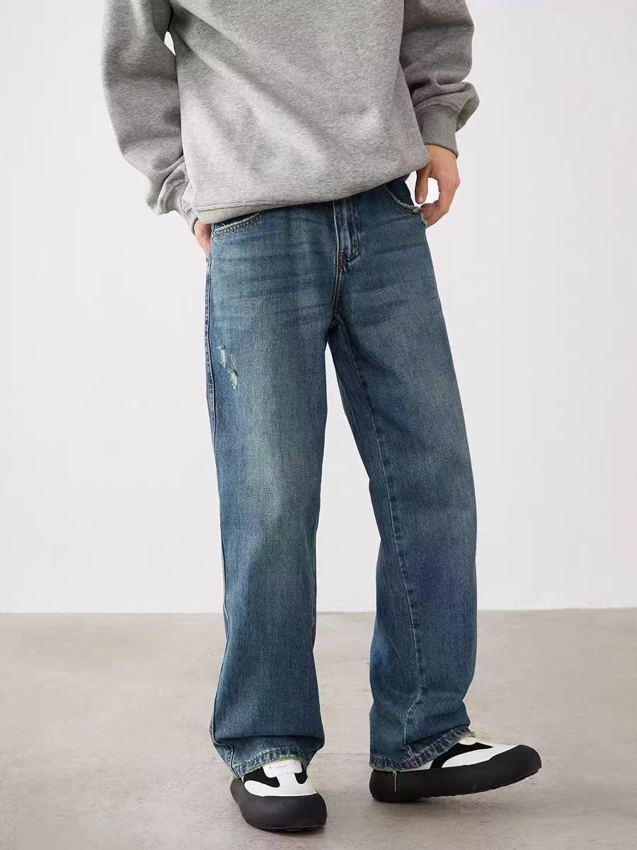 Japanese Brand × Vintage Vintage Washed and Aged Simple Loose Jeans Y2K Size US 34 / EU 50 - 1 Thumbnail