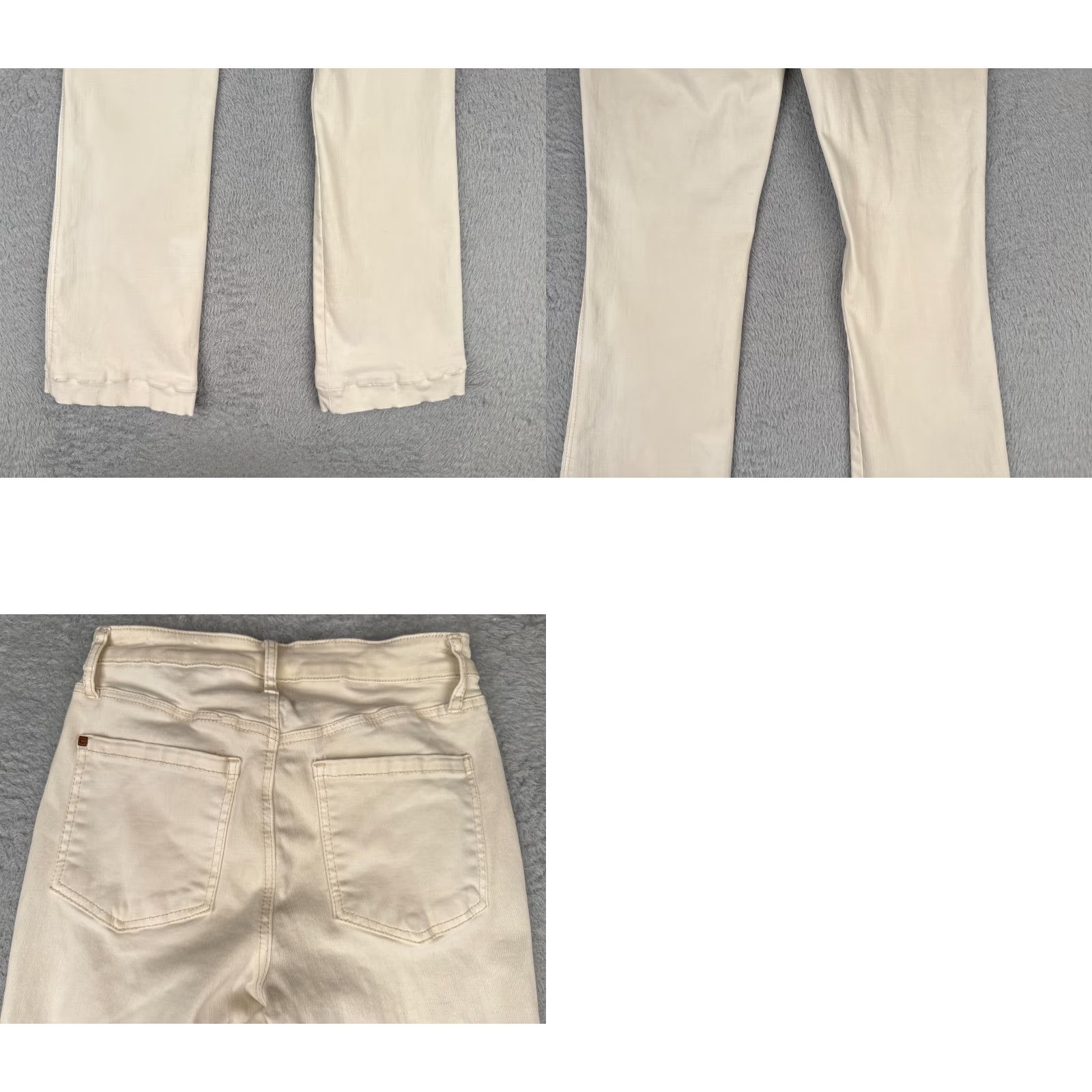 Vintage Chicos Jeans Women Bootcut 2 R Beige Denim 26x28 Mid Rise 26 28 Cotton Blend 5-Pocket Designer Cowboy Southwestern American Regular Size 26" / US 2 / IT 38 - 10 Thumbnail