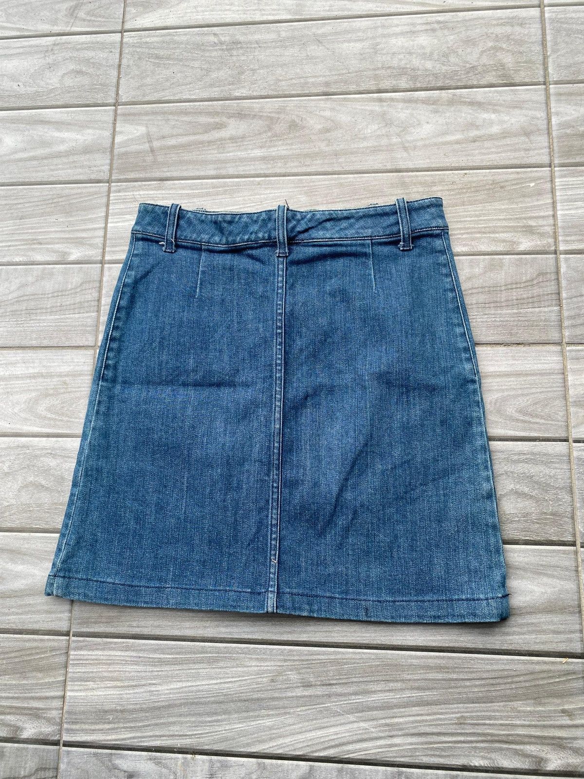 Celine Vintage Y2K Celine Denim Skirts Size 26" / US 2 / IT 38 - 3 Thumbnail