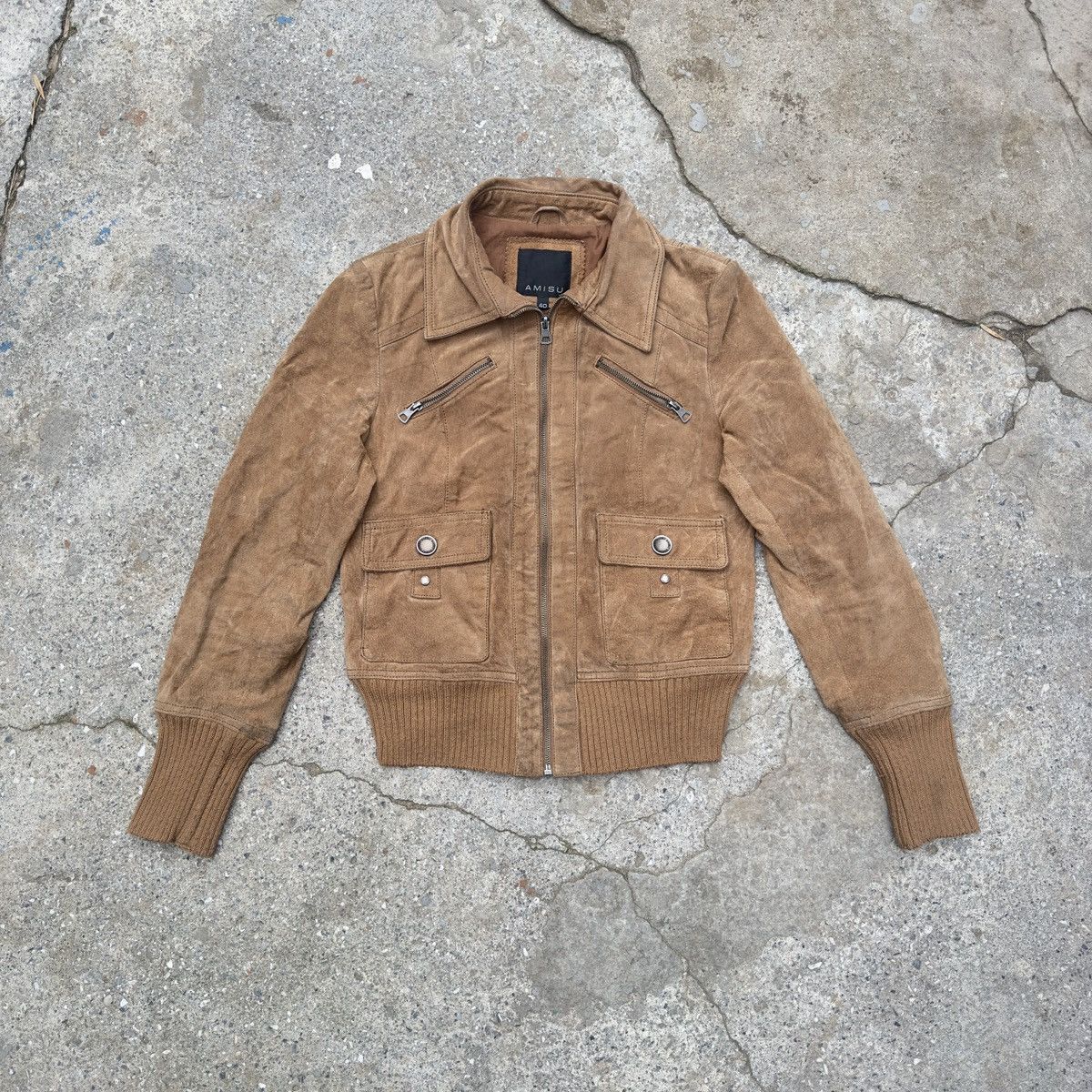 Hysteric Glamour VTG BALENCI RICK OWENS RAF SIMONS STYL CARGO LEATHER JACKET Size M / US 6-8 / IT 42-44 - 1 Thumbnail