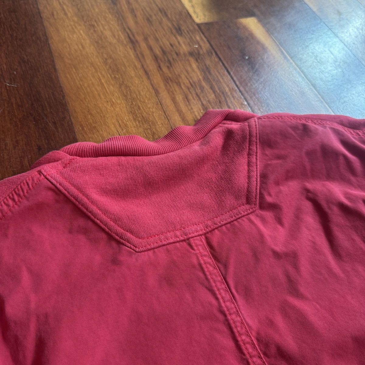 Juun.J Red French Terry Cotton Sweatshirt Size US M / EU 48-50 / 2 - 4 Thumbnail