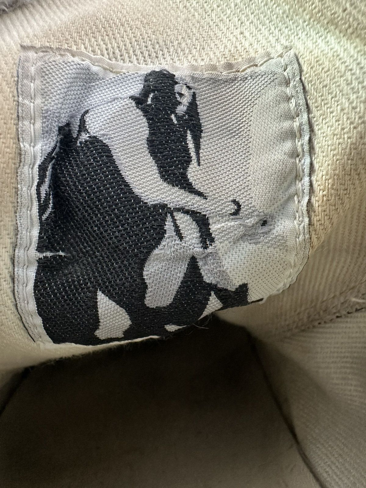Rick Owens Rick Owens DRKSHDW Black white Cotton Nylon low sneaker US10 Size US 7.5 / EU 40-41 - 9 Thumbnail