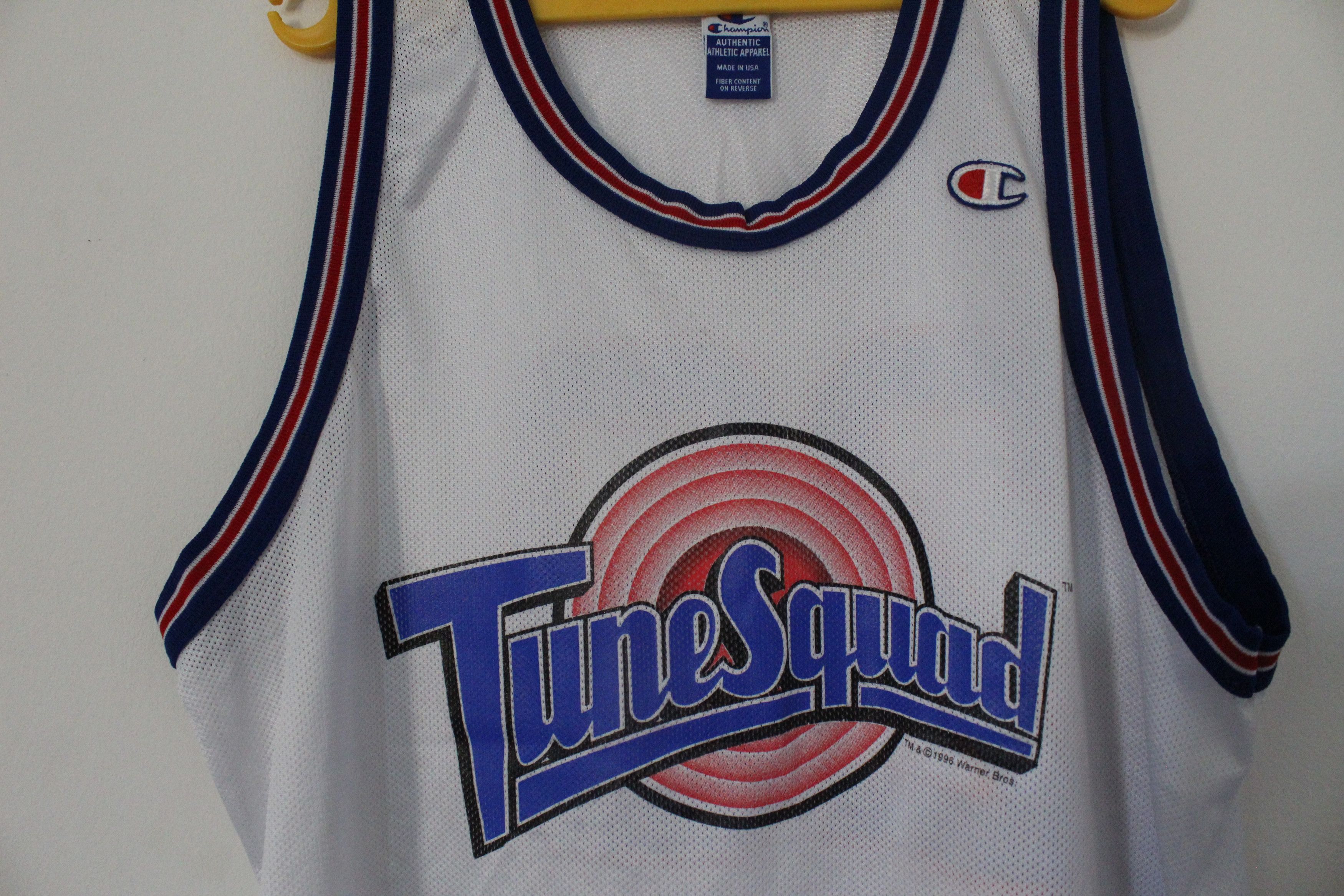 Champion Vintage 1996 Champion Space Jam Michael Jordan Jersey Size US XL / EU 56 / 4 - 3 Thumbnail