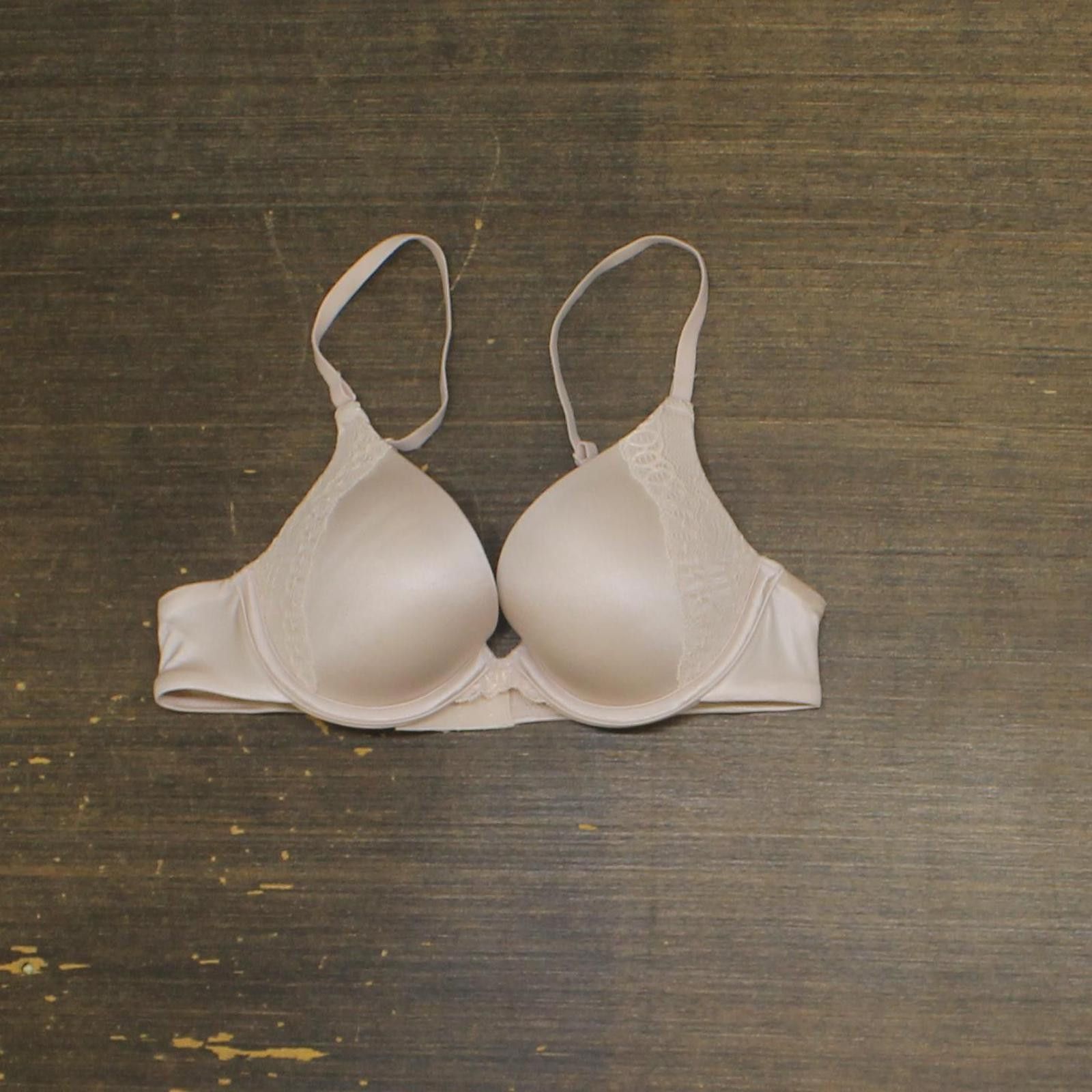 Designer Maidenform Demi Bra 09428 09428 Sandshell Pink Brown 34a Size ONE SIZE - 1 Thumbnail