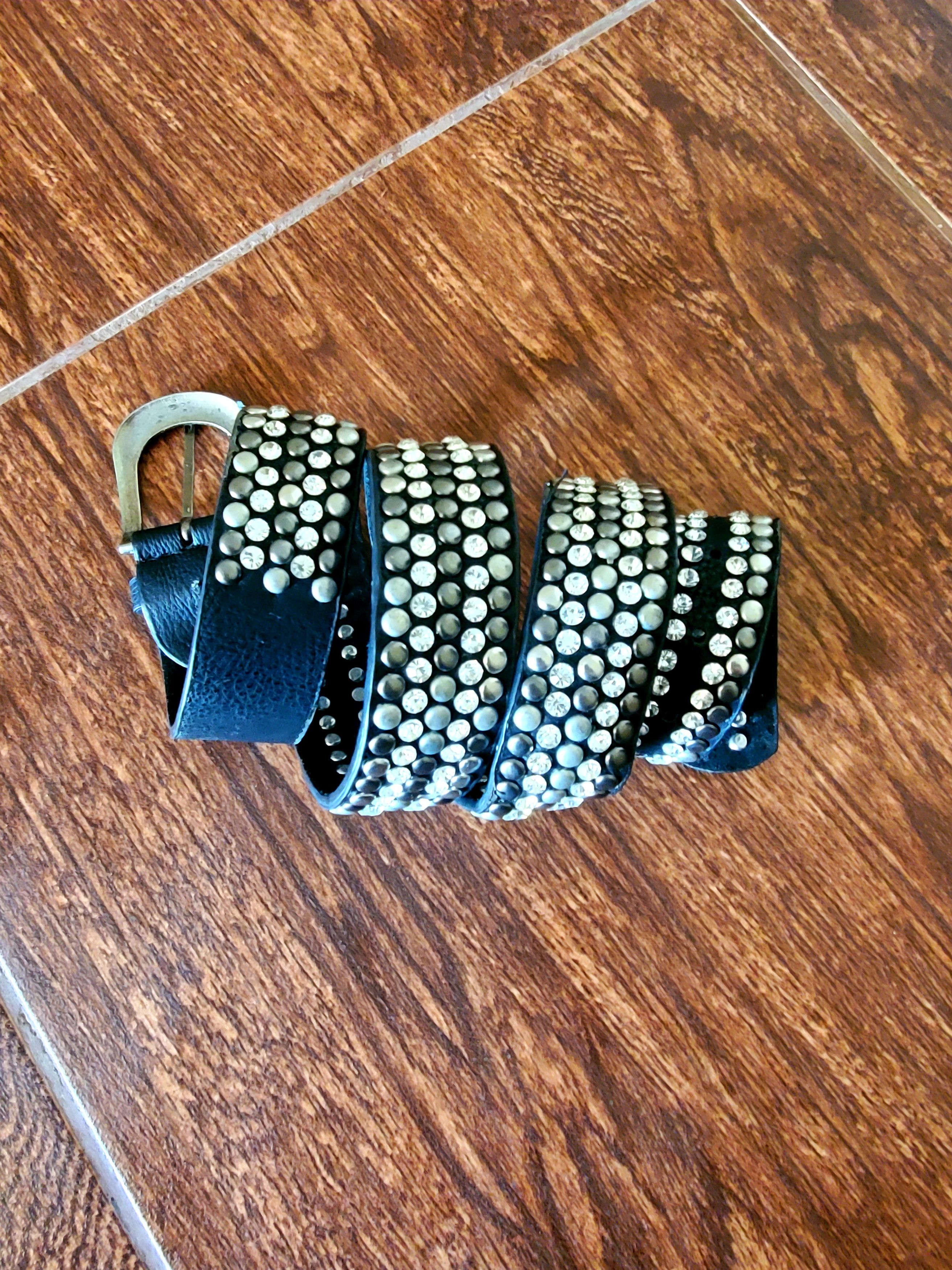 Hysteric Glamour × Vintage Vintage Leather Belt Y2K Bb Simon Style Size ONE SIZE - 3 Thumbnail