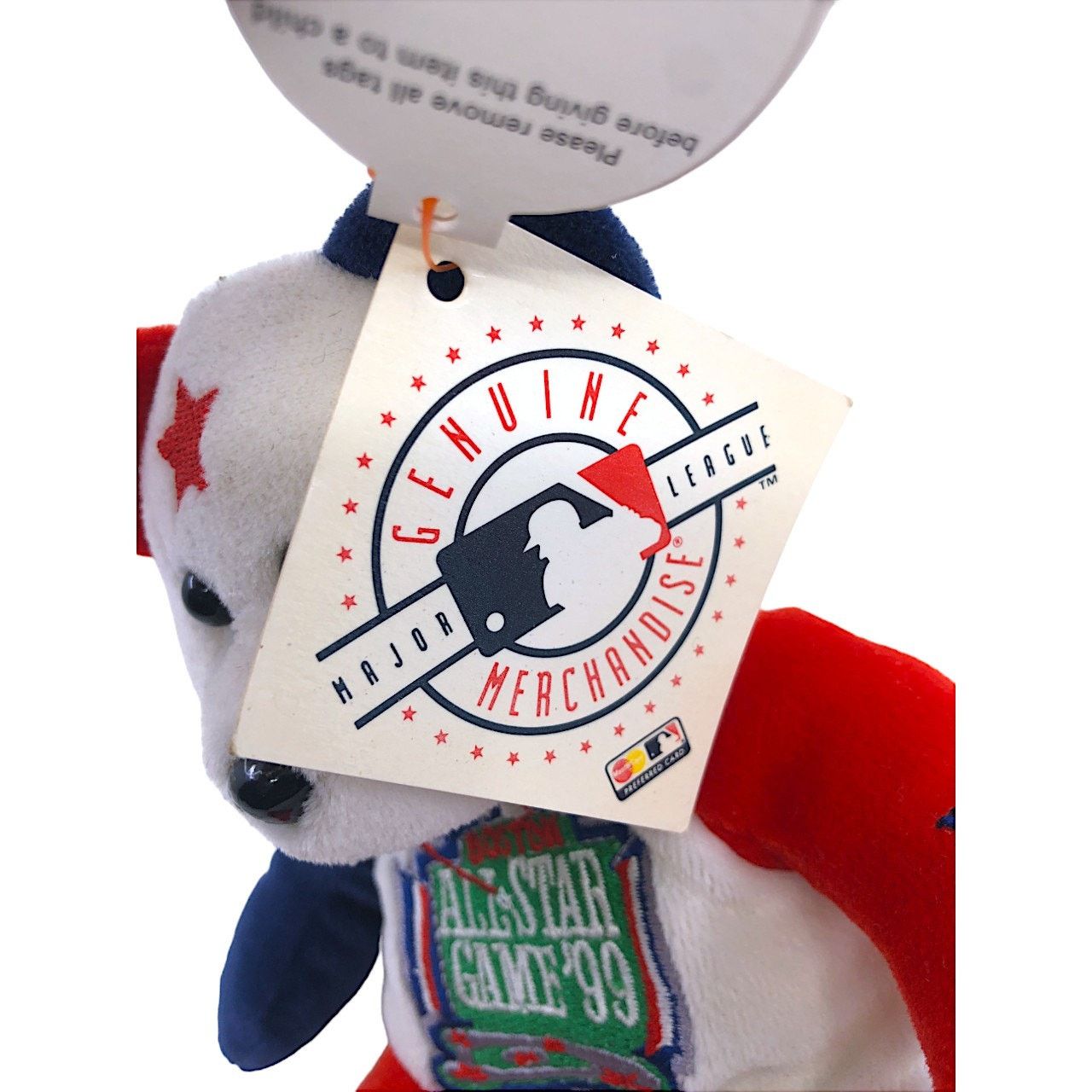 MLB × Vintage Boston All Star Game 1999 Fenway Park MLB 8" Plush Team Bear Size ONE SIZE - 5 Thumbnail
