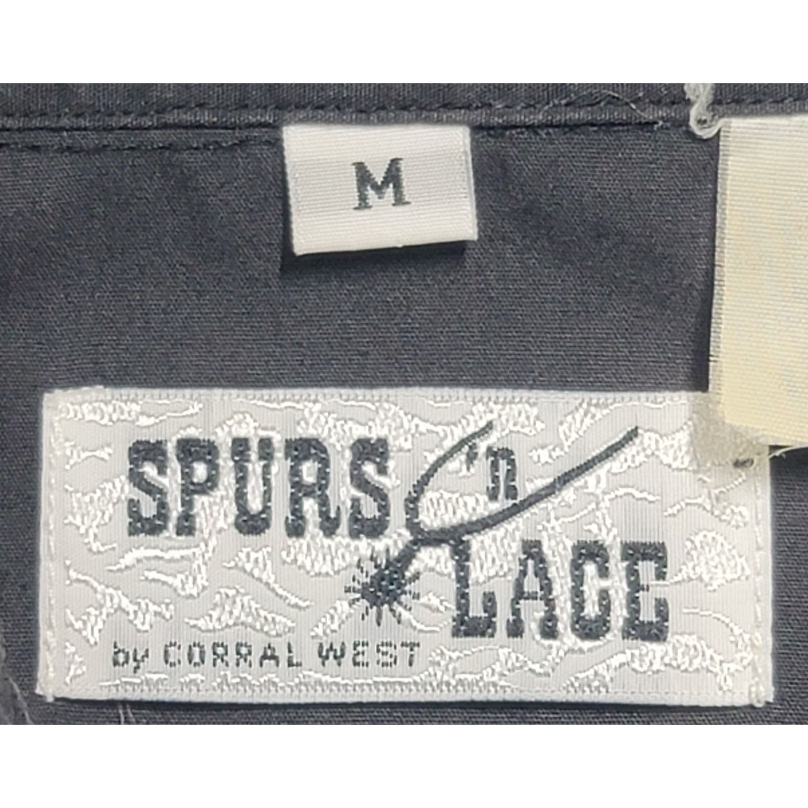 Other VTG Spurs N Lace Black Pearl Snap Closure Collard Medium Size M / US 6-8 / IT 42-44 - 4 Thumbnail