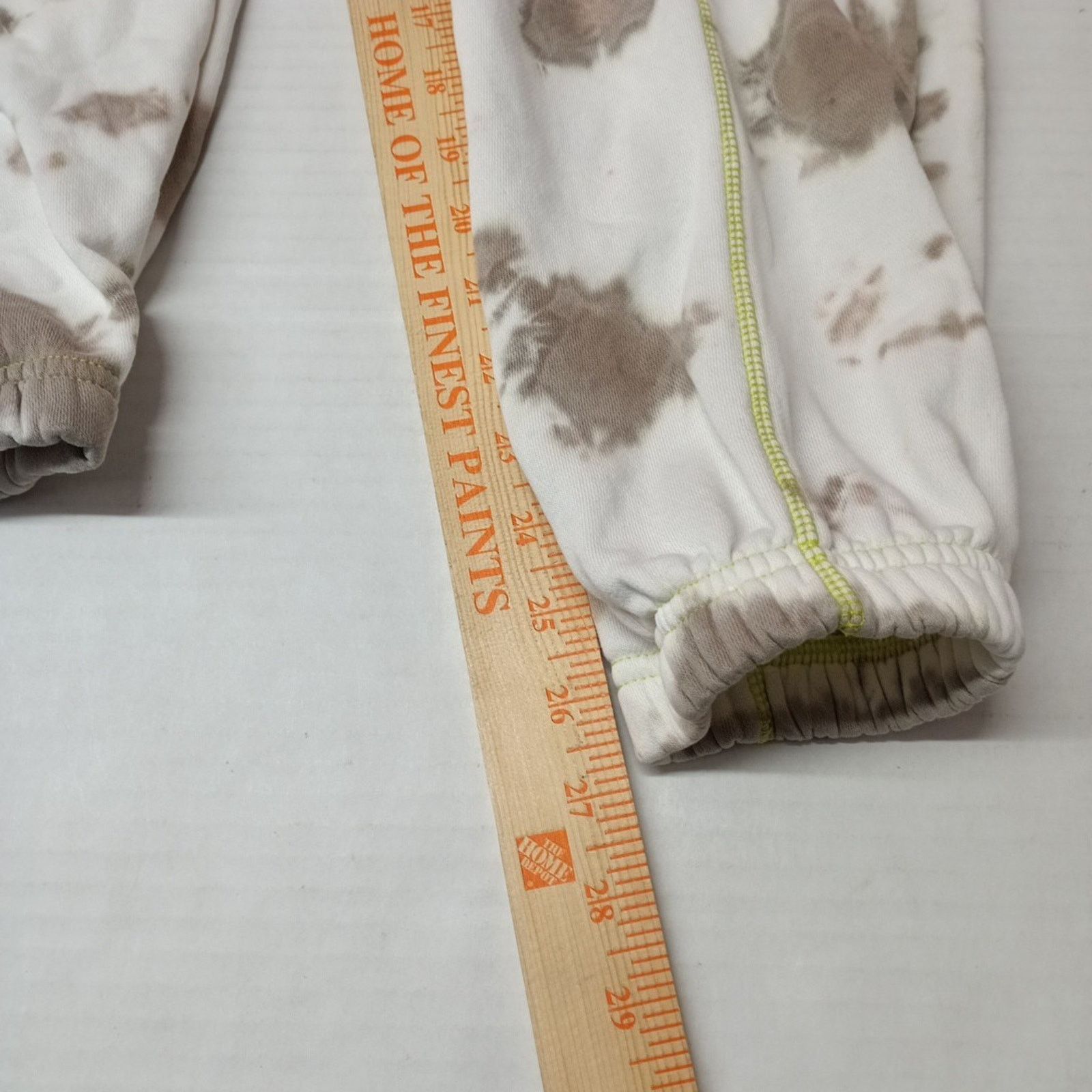 Nike Nike Fleece Tie-Dyed Sweatpants White Gray Women's XS XSmall Size 26" / US 2 / IT 38 - 2 Thumbnail
