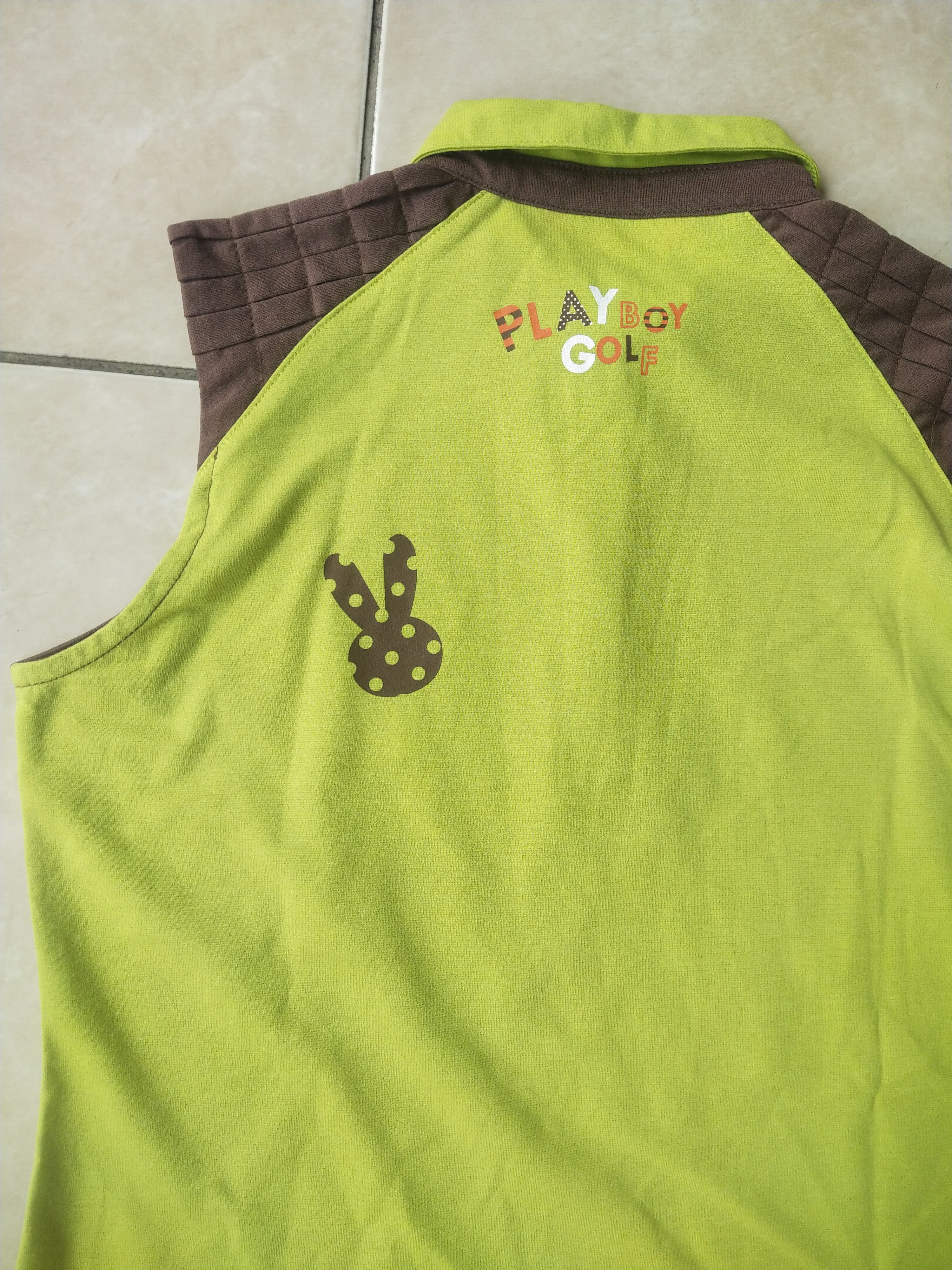 Playboy Playboy Golf Colorblock Sleeveless Polo Shirt Size S / US 4 / IT 40 - 2 Thumbnail