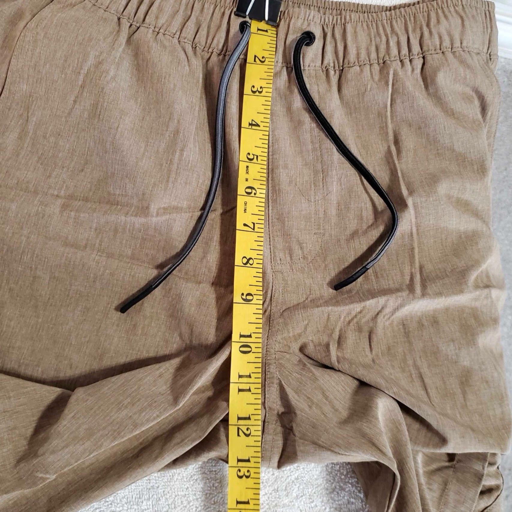 Eddie Bauer Eddie Bauer Pull On Short Large MSRP: 0.00 UPF 50+ Water Repellent Stretch Multicolor Chino Mens L Size US 33 - 5 Thumbnail