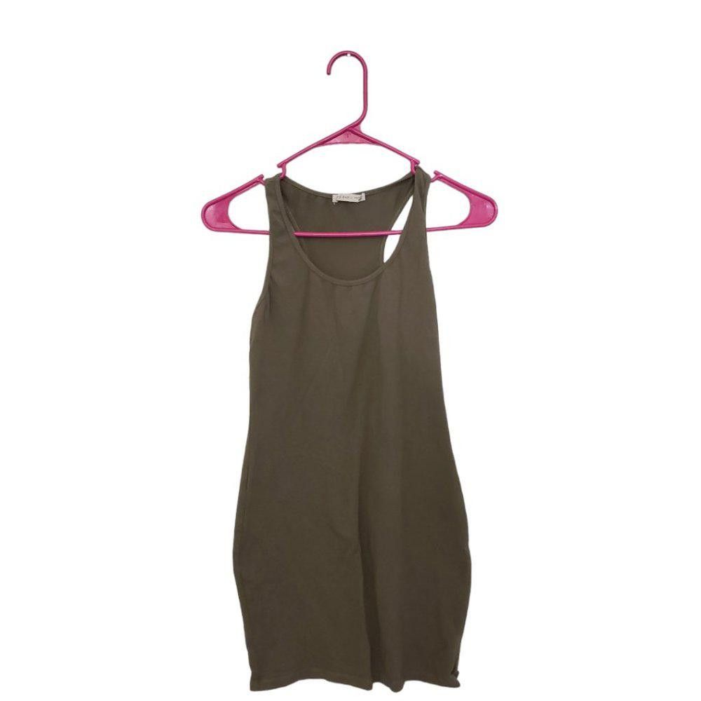 Designer CT555 Active Basic ladies Olive Green Stretch Tank Top M Size M / US 6-8 / IT 42-44 - 1 Thumbnail