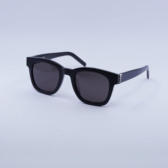 Saint Laurent Paris 🕶️ New Saint Laurent SLM124 001 Sunglasses - Black Frame Size ONE SIZE - 1 Thumbnail