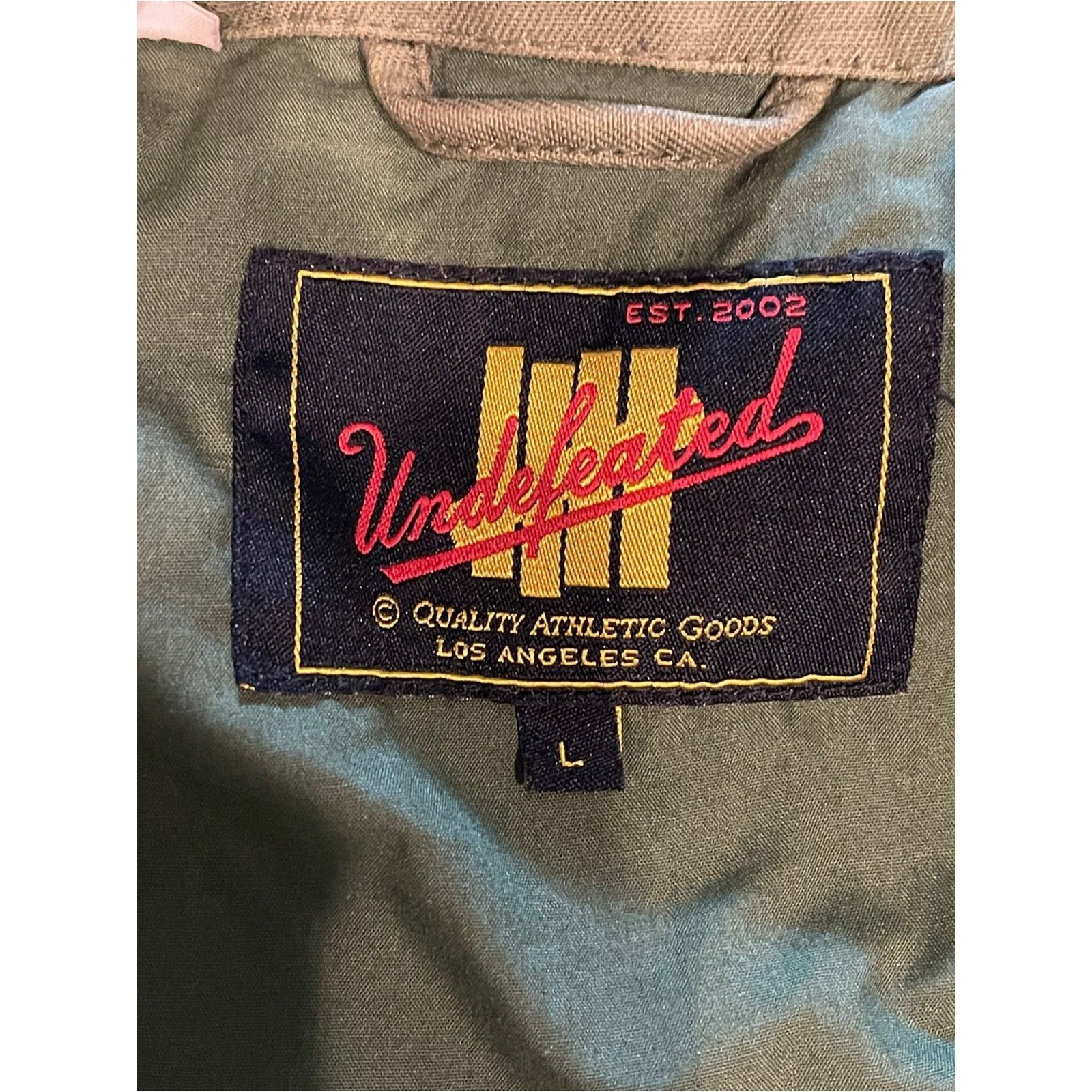 Undefeated Undefeated COMBAT M65 jacket in olive Sz:L Size US L / EU 52-54 / 3 - 11 Thumbnail