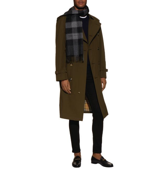 Burberry o1w1db10824 Trench Coat in Dark Military Size US L / EU 52-54 / 3 - 3 Thumbnail