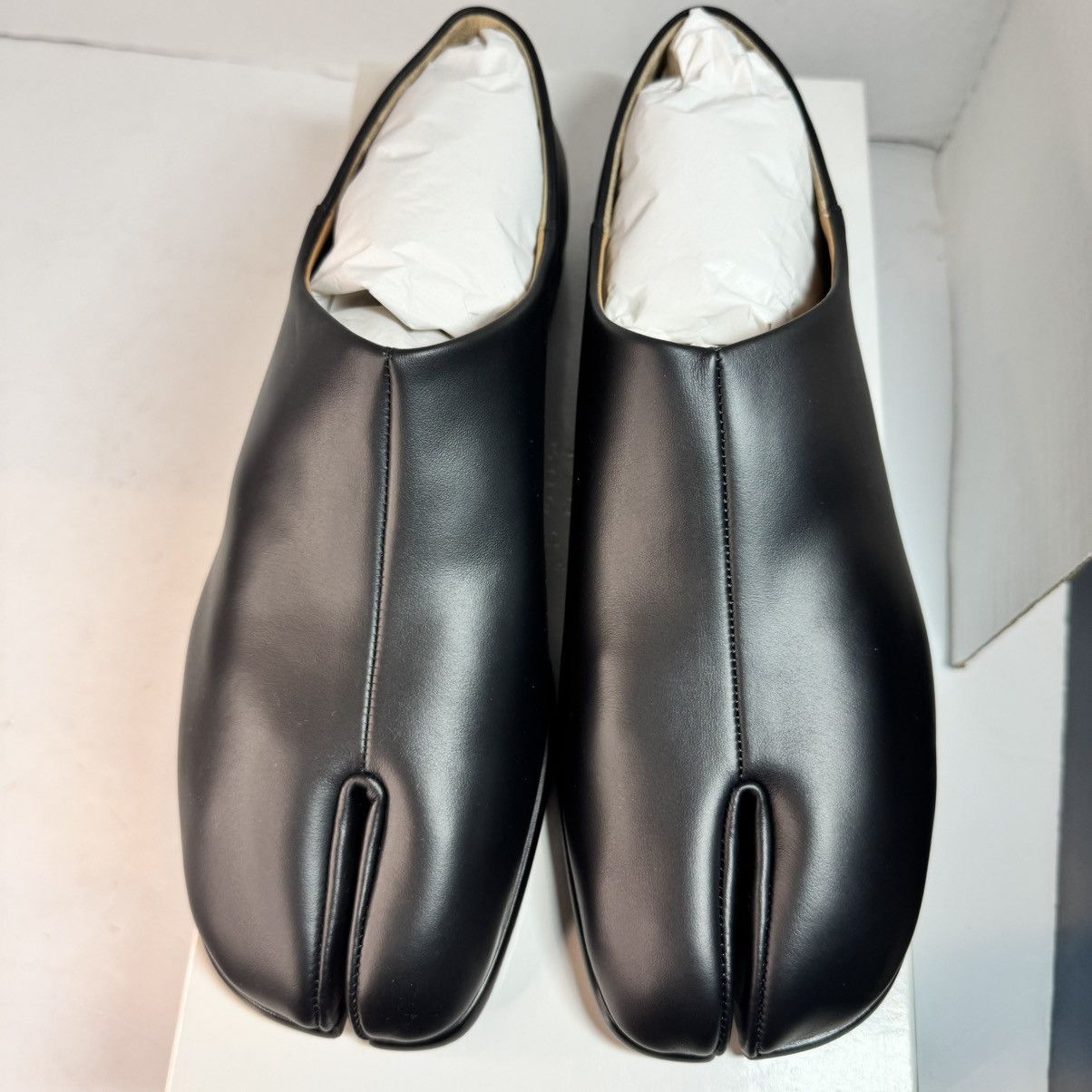 Maison Margiela Tabi Babouche Loafer 42 9 black leather