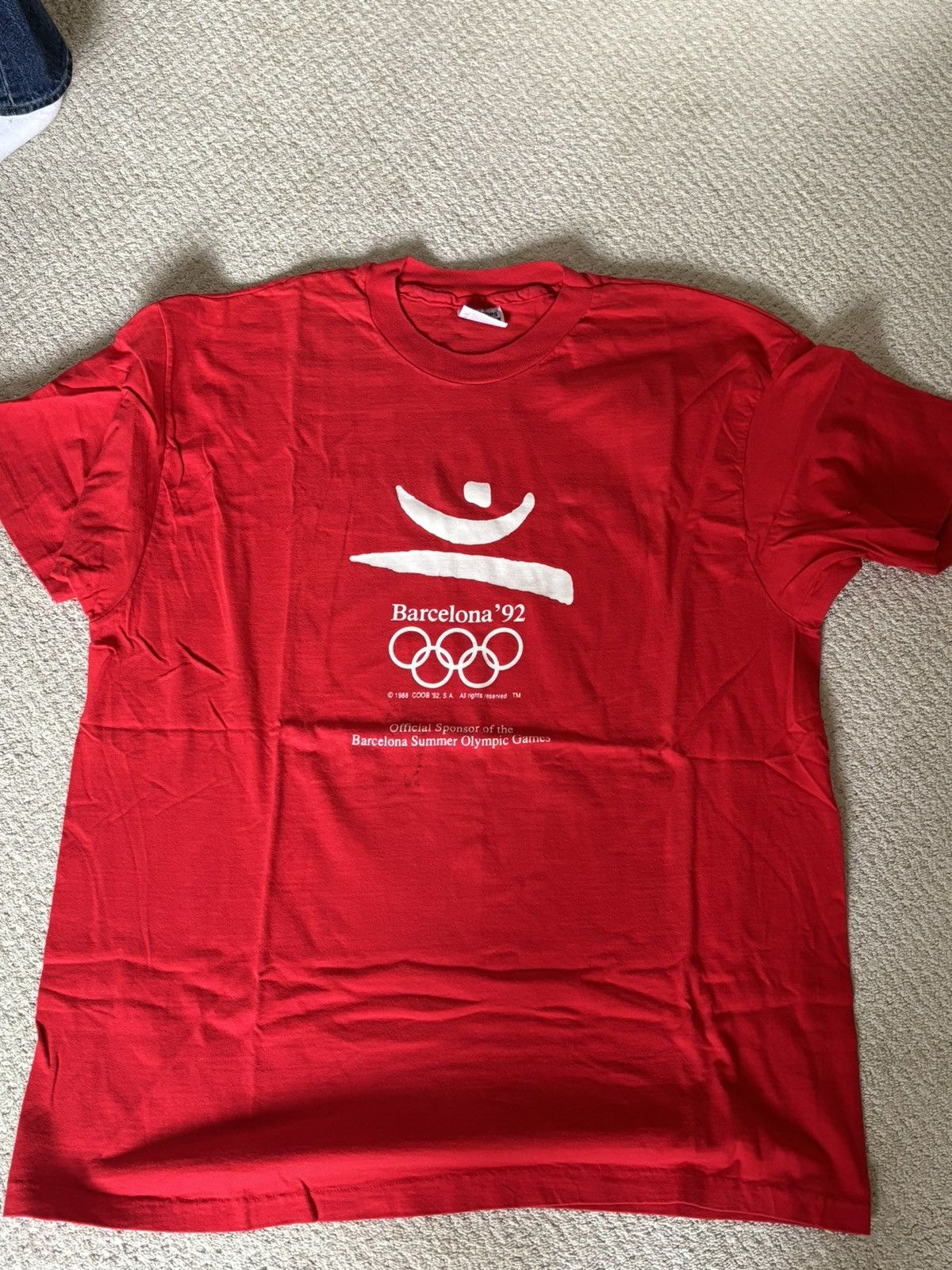 Hanes Barcelona ‘92 Olympics shirt Size US XL / EU 56 / 4 - 1 Thumbnail