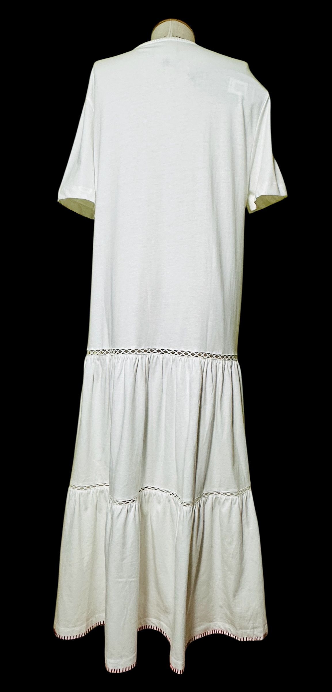Farm Rio Maxi Cotton Summer Dress Size L / US 10 / IT 46 - 4 Thumbnail