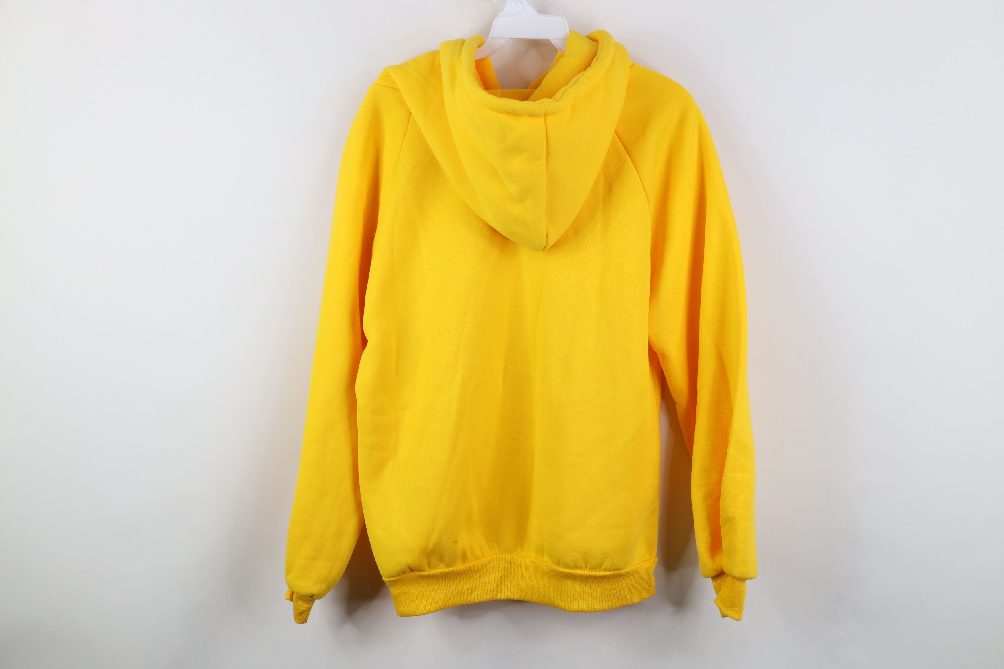 Vintage Vintage 90s Y2K Streetwear Thick Hoodie Sweatshirt Yellow Size US S / EU 44-46 / 1 - 8 Thumbnail