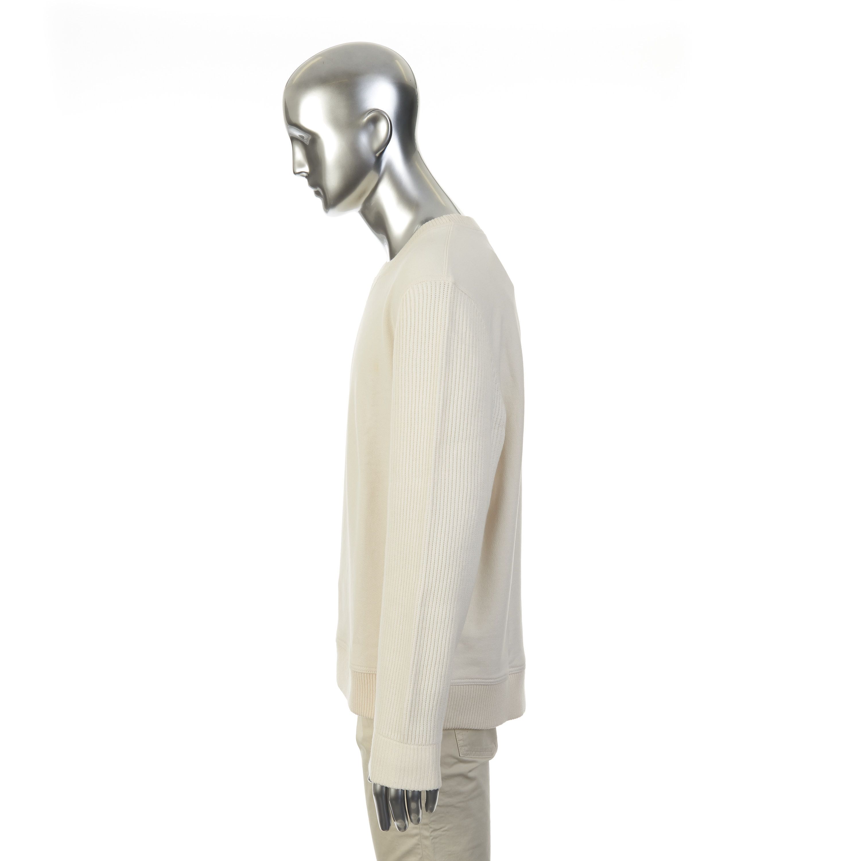 Brunello Cucinelli Crewneck Sweater With English Rib Knit Sleeves Size US L / EU 52-54 / 3 - 4 Thumbnail