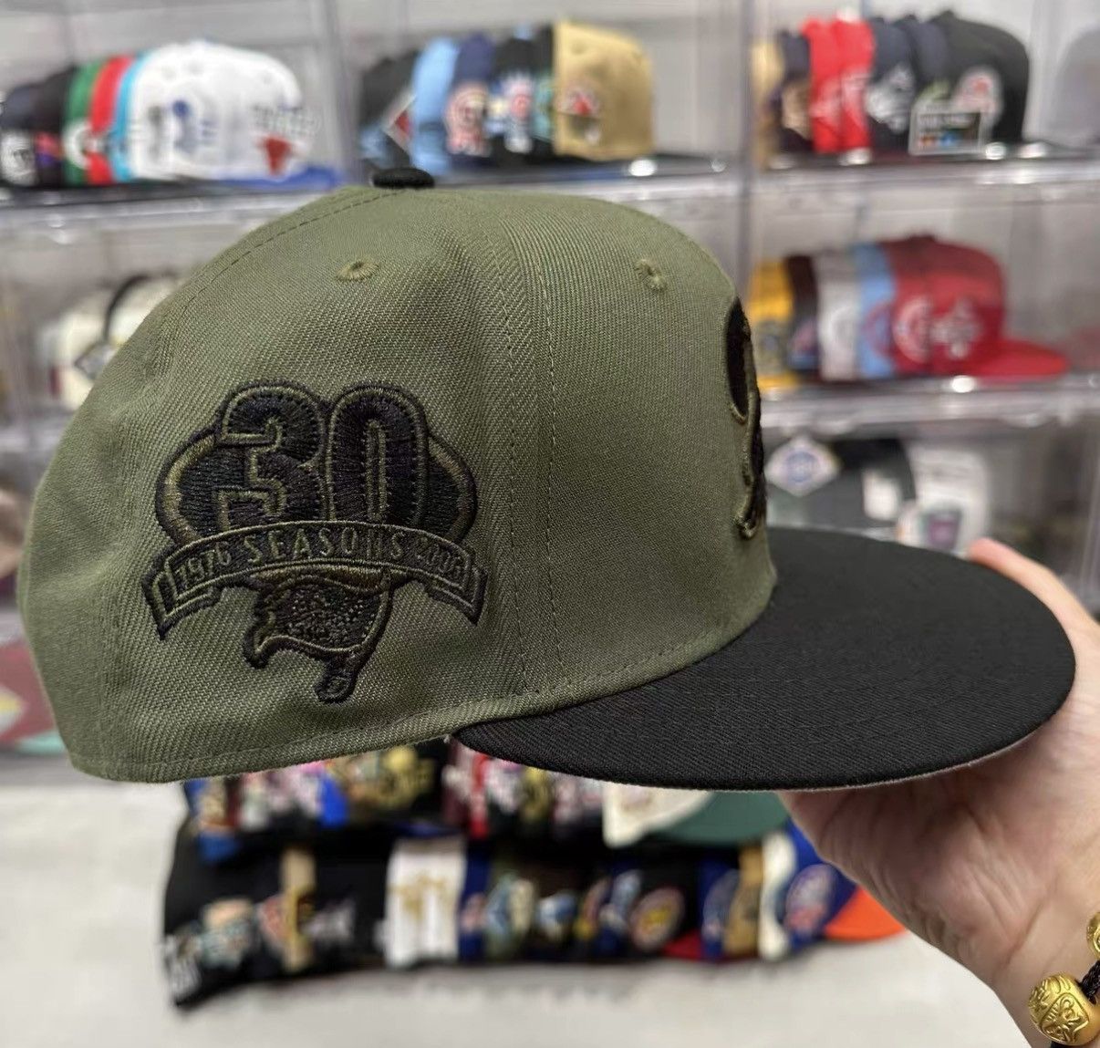 New Era New Era 30th Anniversary Flat Brim Baseball Cap J32 Size ONE SIZE - 3 Thumbnail
