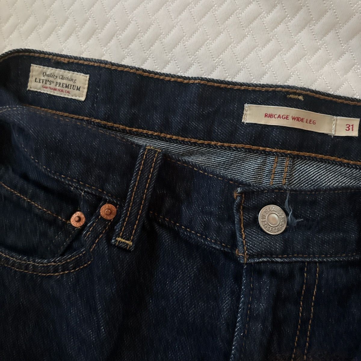 Levi's Levi's Wide Leg Size US 31 - 4 Thumbnail