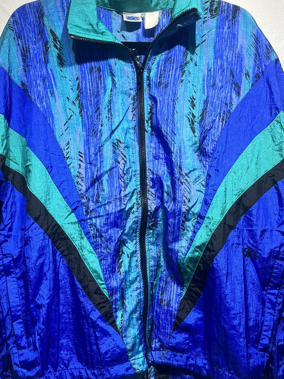 Asics × Vintage Vintage Asics Windbreaker Size US L / EU 52-54 / 3 - 5 Thumbnail