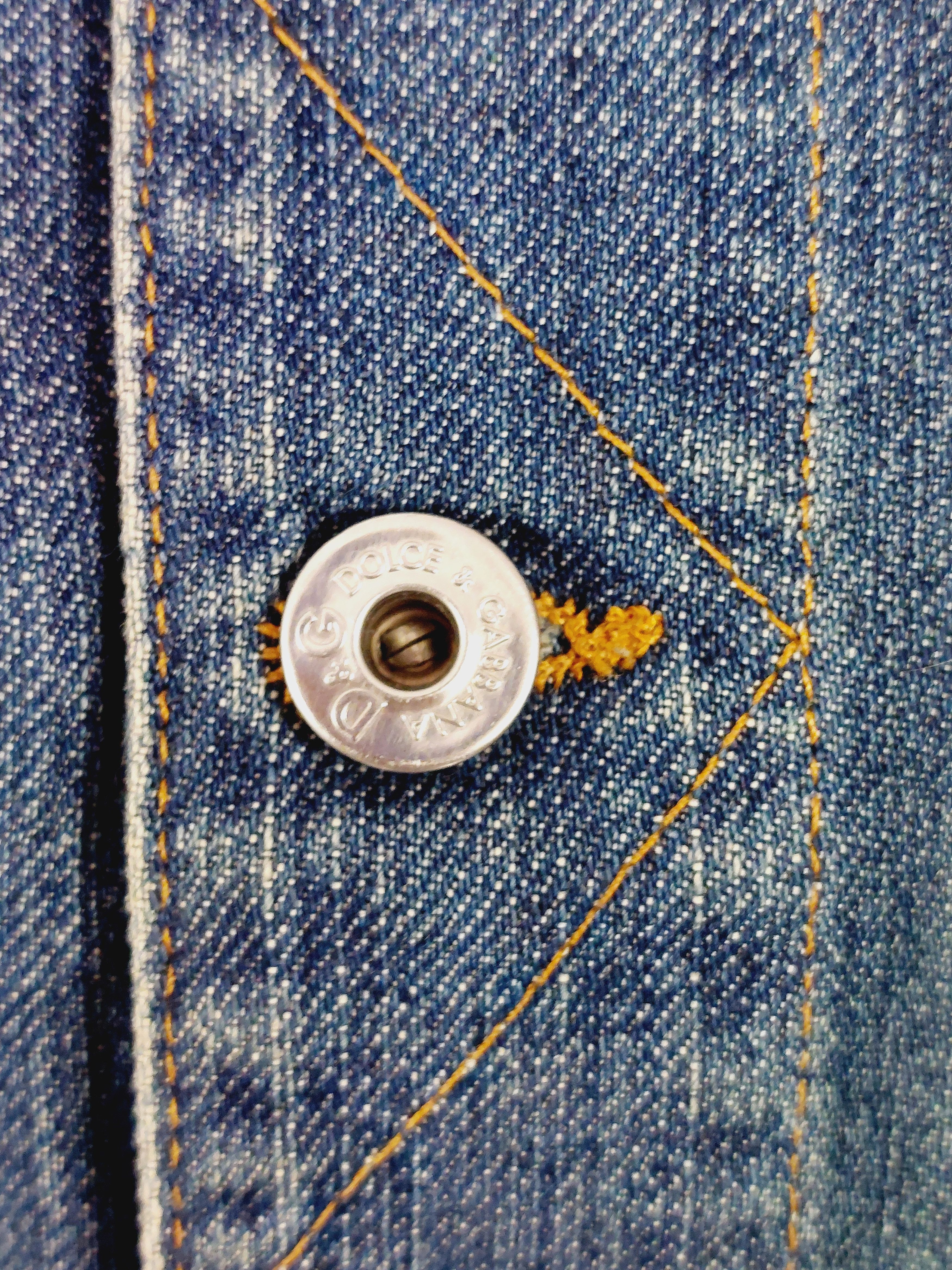 Dolce & Gabbana Dolce and Gabbana D&G SS2001 Spray Paint Safety Pin Jacket Size US XS / EU 42 / 0 - 10 Thumbnail