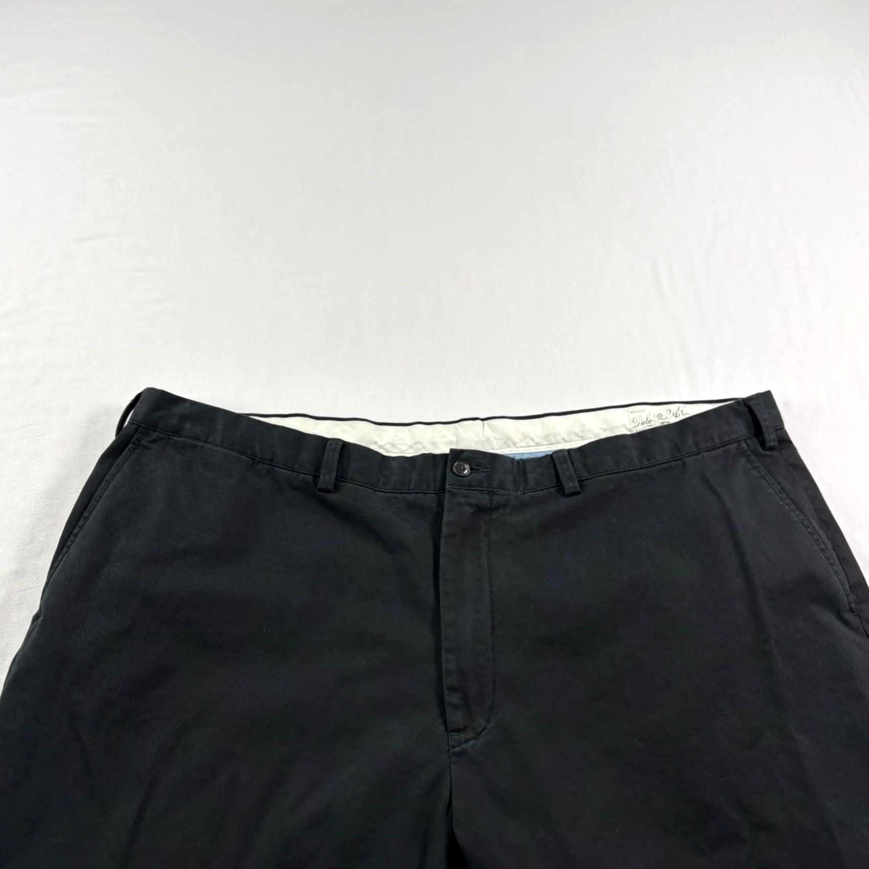 Polo Ralph Lauren Polo Ralph Lauren Pants Mens 46x32 Black Chino Classic Fit Pleated Casual Slacks Size US XXL / EU 58 / 5 - 2 Thumbnail