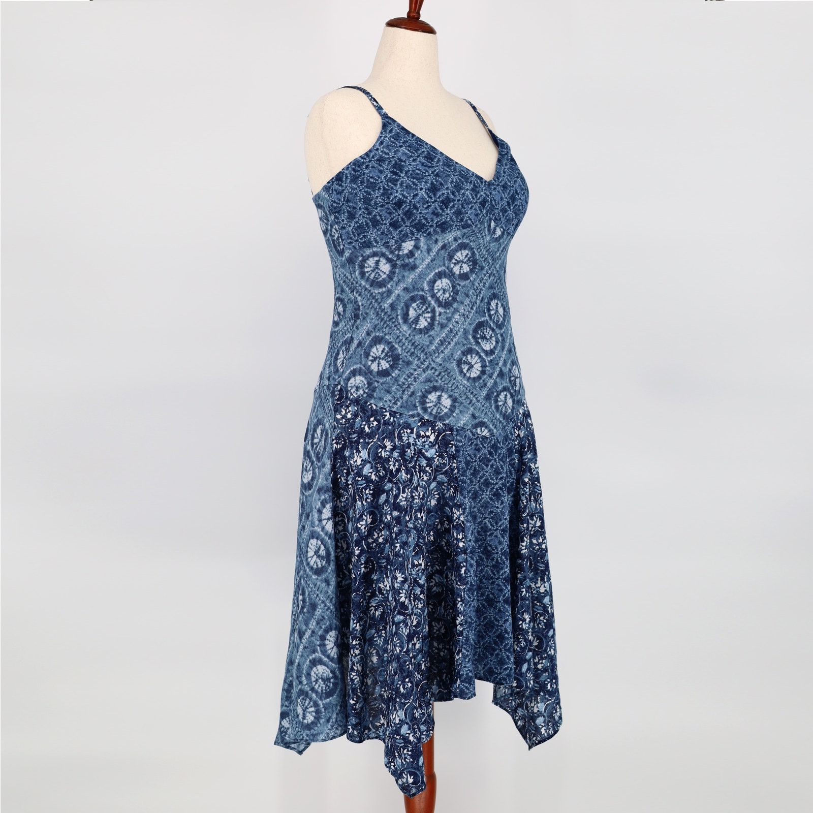 Ralph Lauren Lauren Ralph Lauren Women Linen Patchwork Midi Dress Size 12 Size XL / US 12-14 / IT 48-50 - 4 Thumbnail