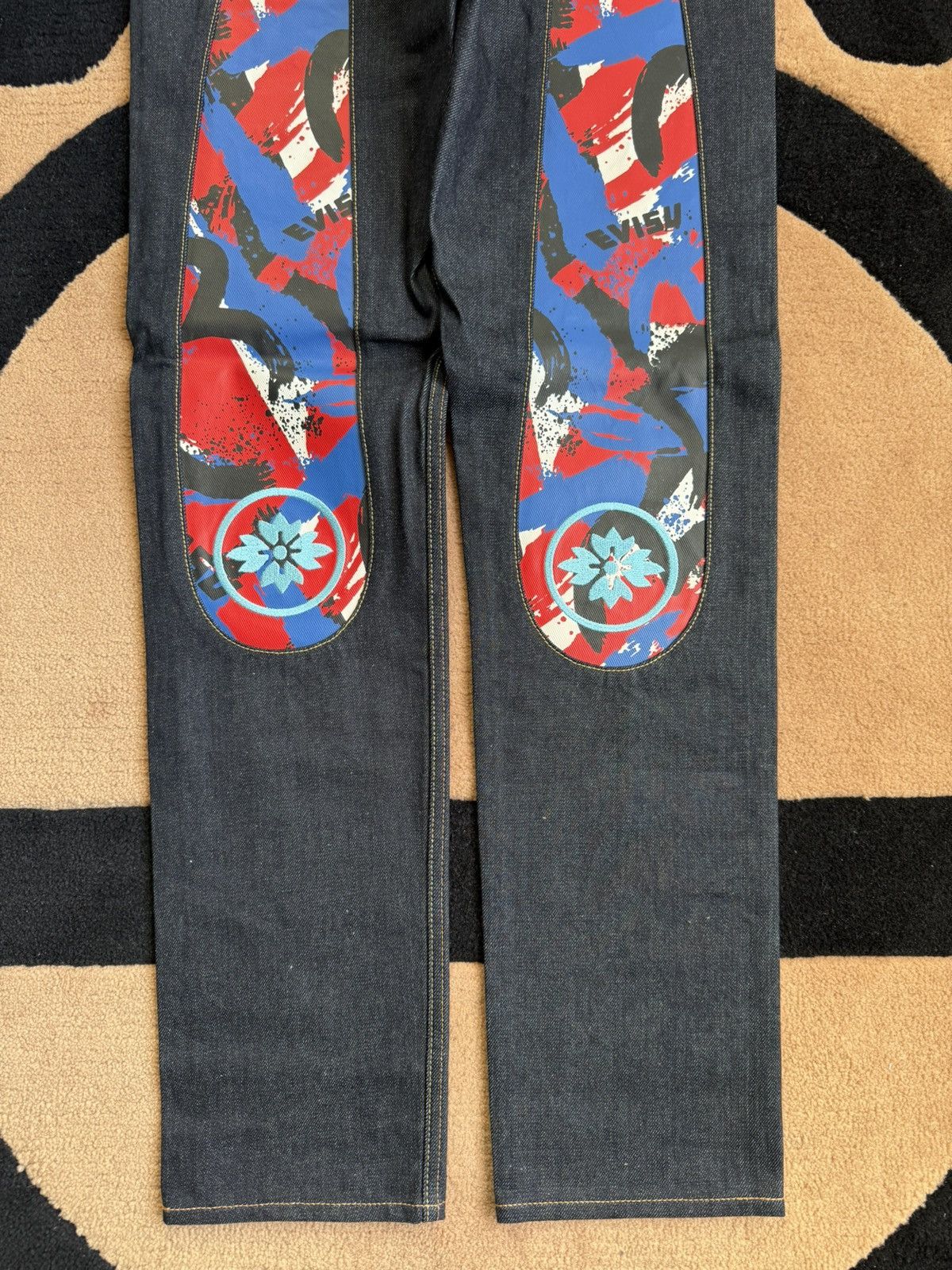 Evisu evisu camo daicock style denim jeans size：31x34 Size US 31 - 7 Thumbnail