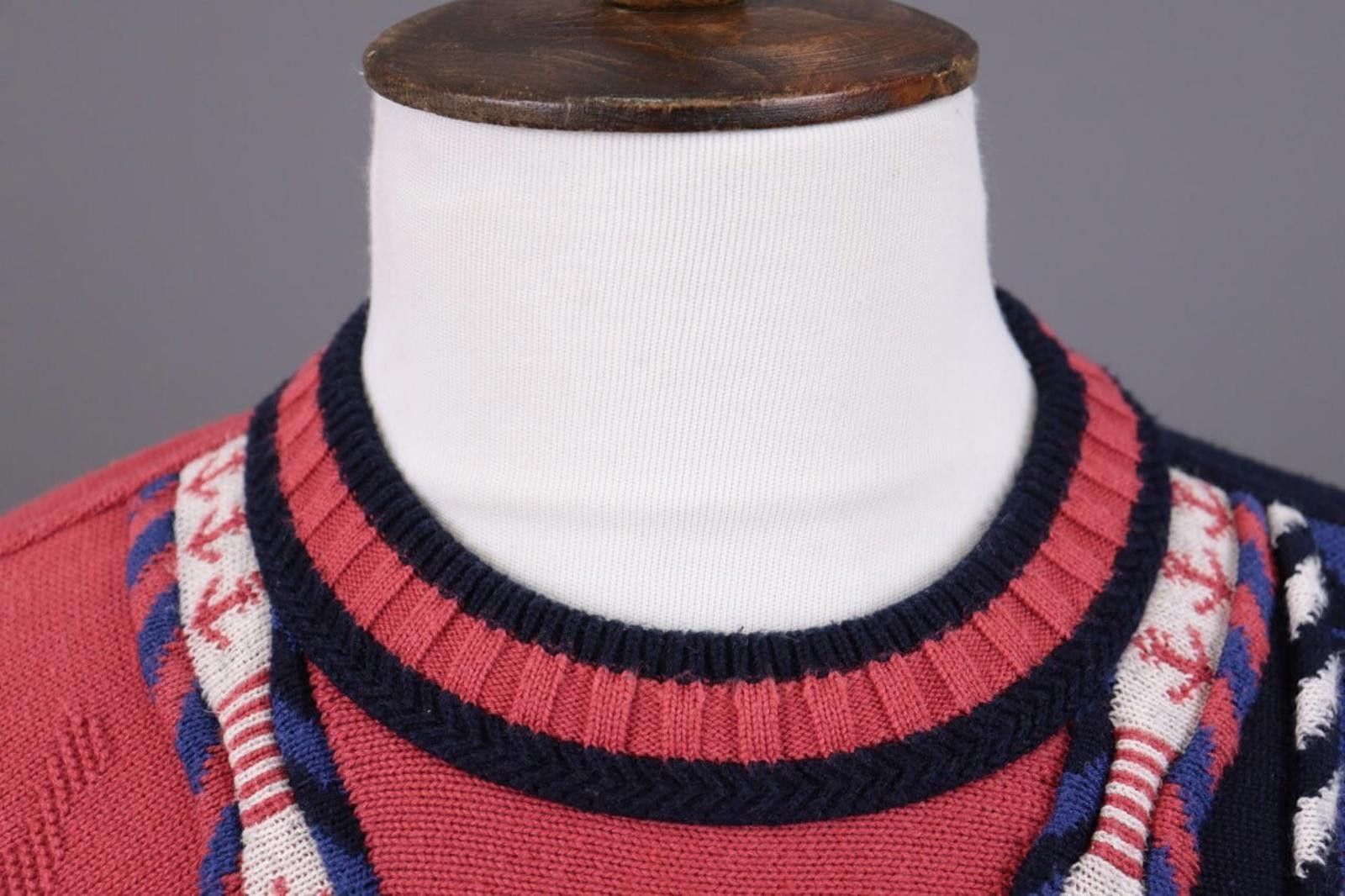 Carlo Colucci Carlo Colucci Multicolor Designer Sweater Size 56 Size US M / EU 48-50 / 2 - 5 Thumbnail