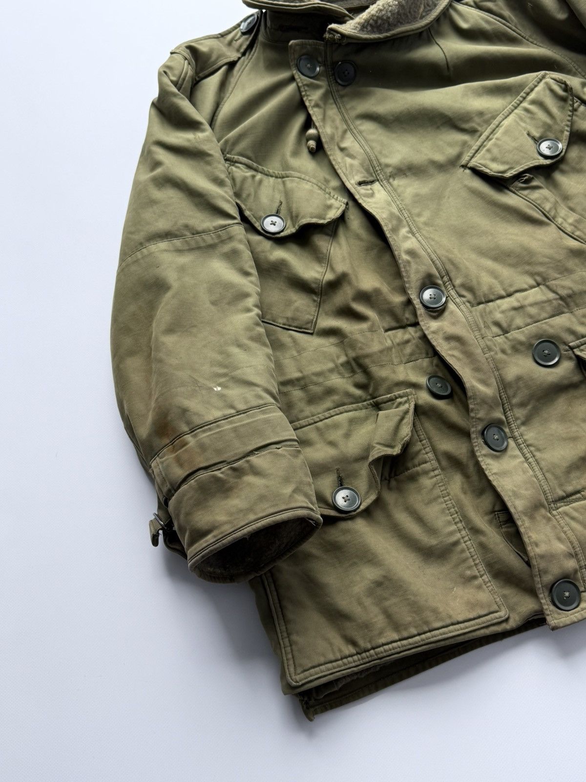 Vintage Vintage 1950s British Army Military Middle Parka Jacket Size US L / EU 52-54 / 3 - 4 Thumbnail