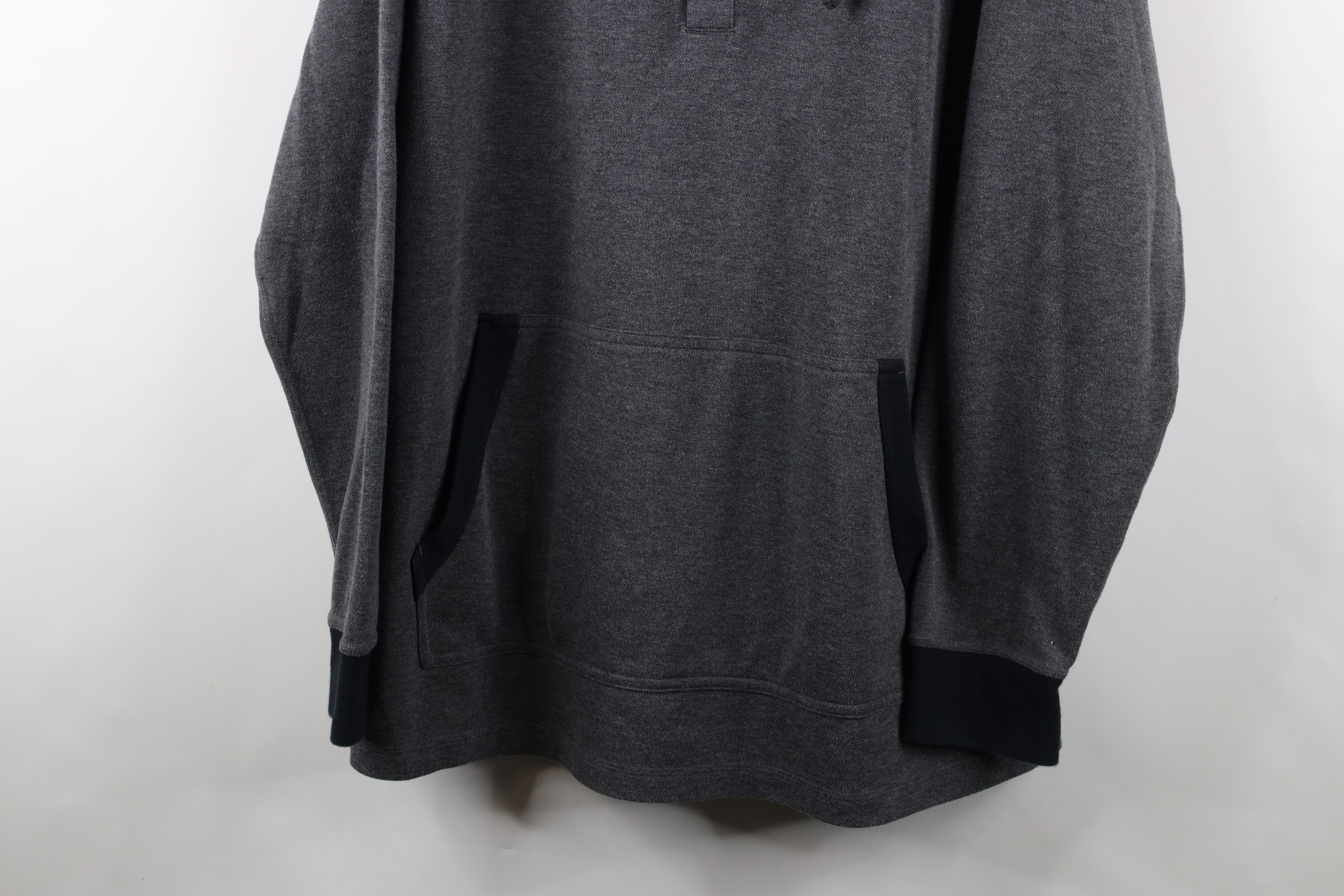 Duluth Trading Company × Vintage Duluth Trading Co Knit Henley Hoodie Sweatshirt Gray Size US XL / EU 56 / 4 - 3 Thumbnail