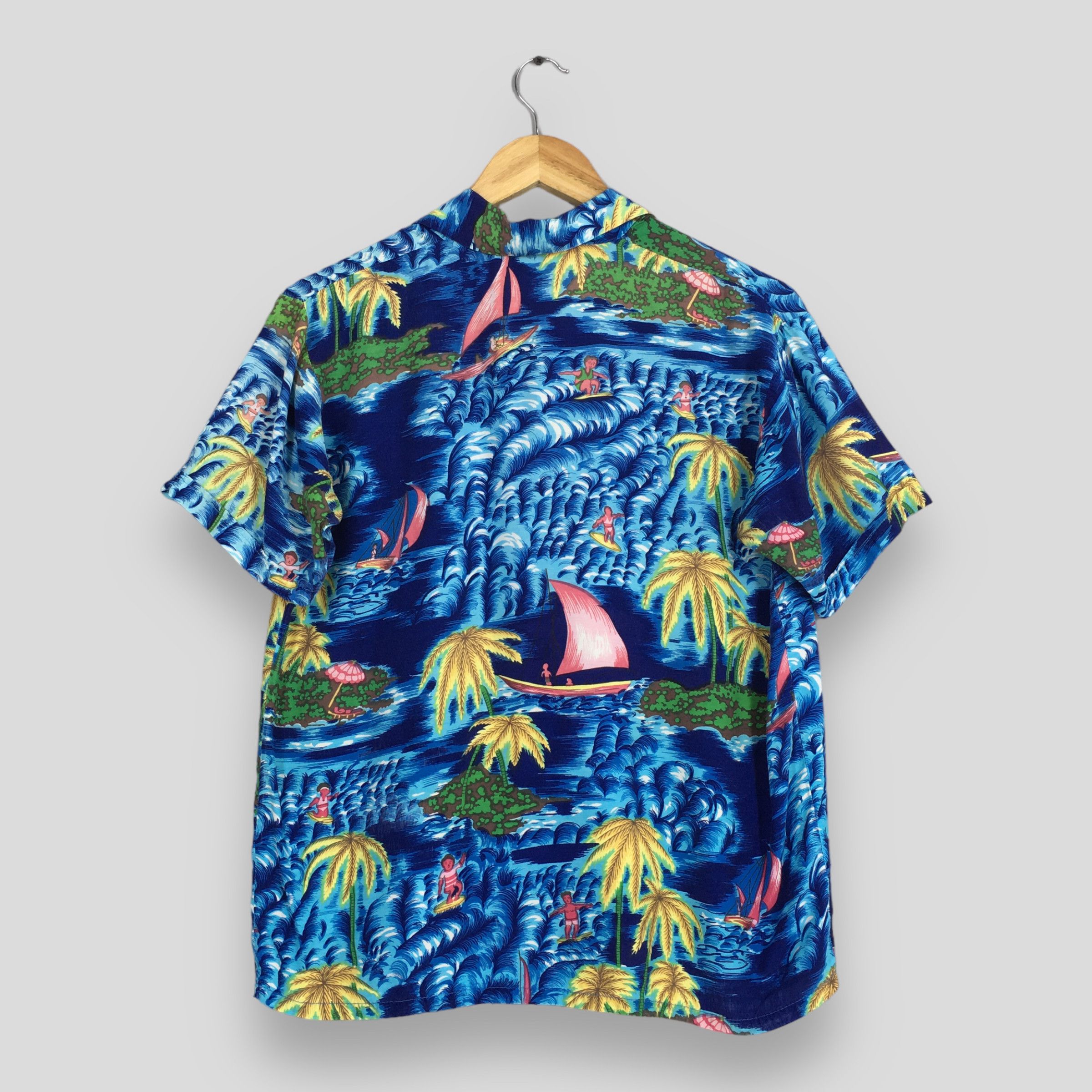 Other Vintage Hawaiian Palm Tree Tropical Shirt Small Size US S / EU 44-46 / 1 - 6 Thumbnail
