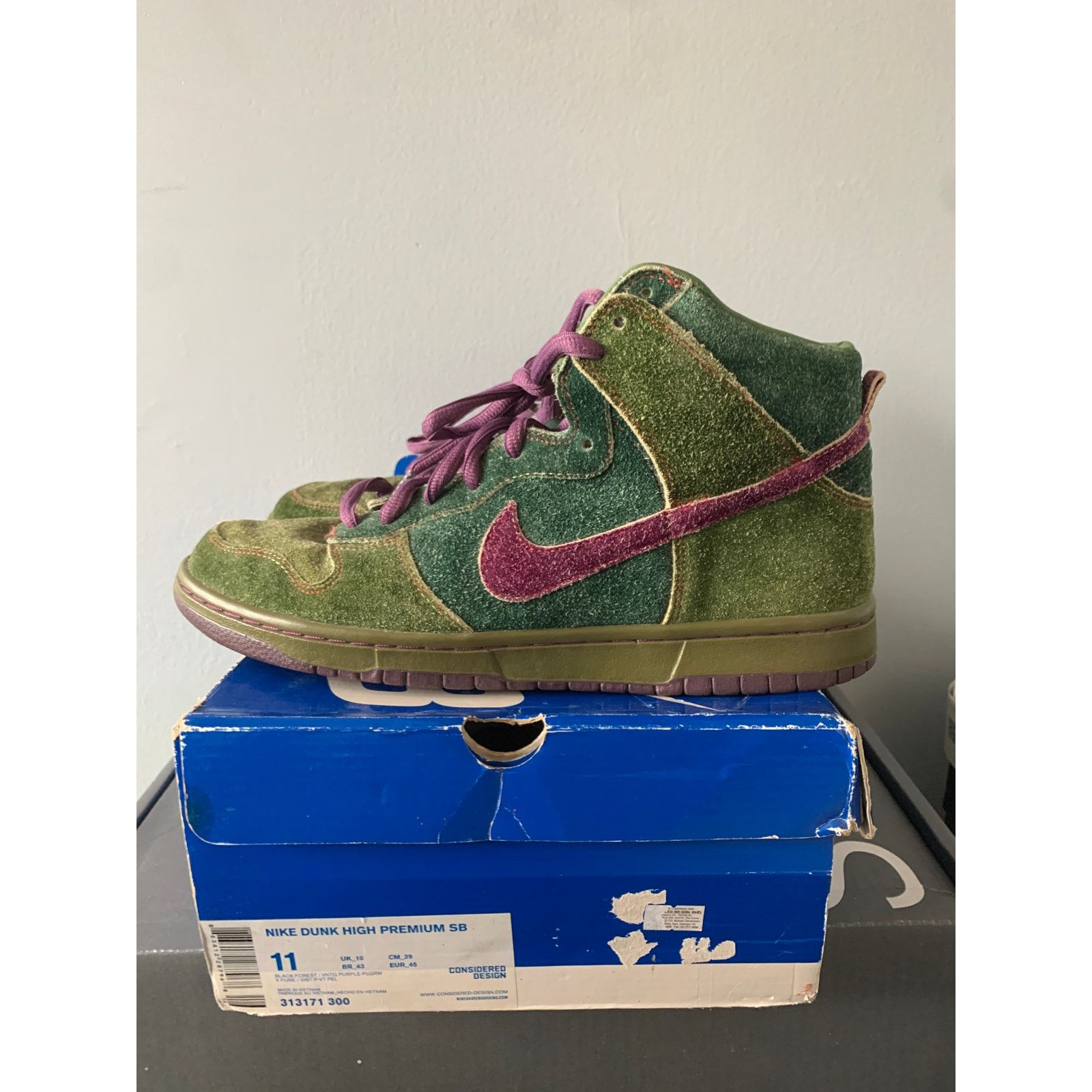 Nike Nike SB Dunk High Skunk 420 Size 11 Used SHIPS NOW Size US 11 / EU 44 - 1 Thumbnail