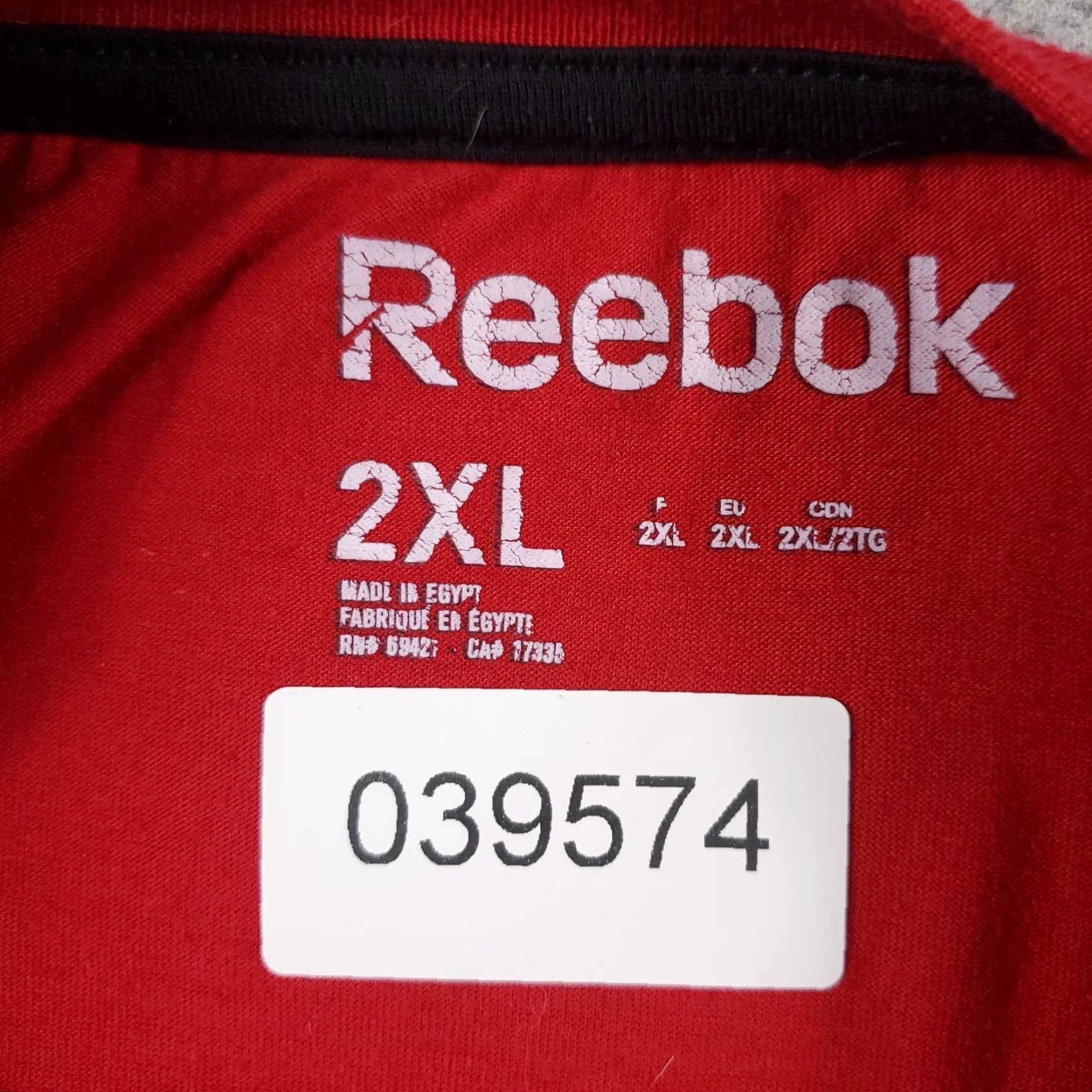 Reebok Reebok T Shirt Mens Size 2XL Red Active Gym Work Out Pullover Short Sleeve Size US XXL / EU 58 / 5 - 7 Thumbnail