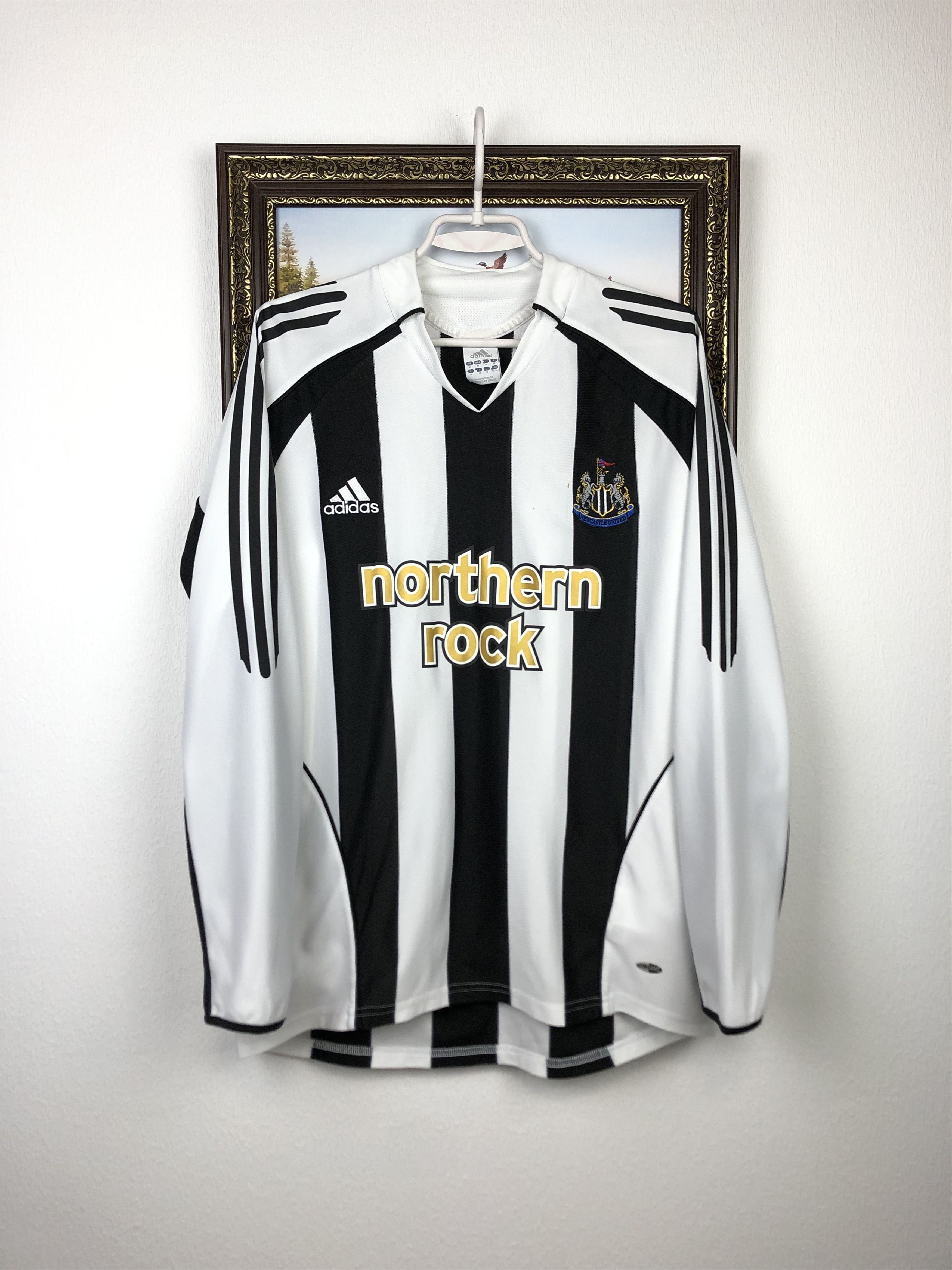 Newcastle football shirt Soccer Adidas Long Sleeve Jersey