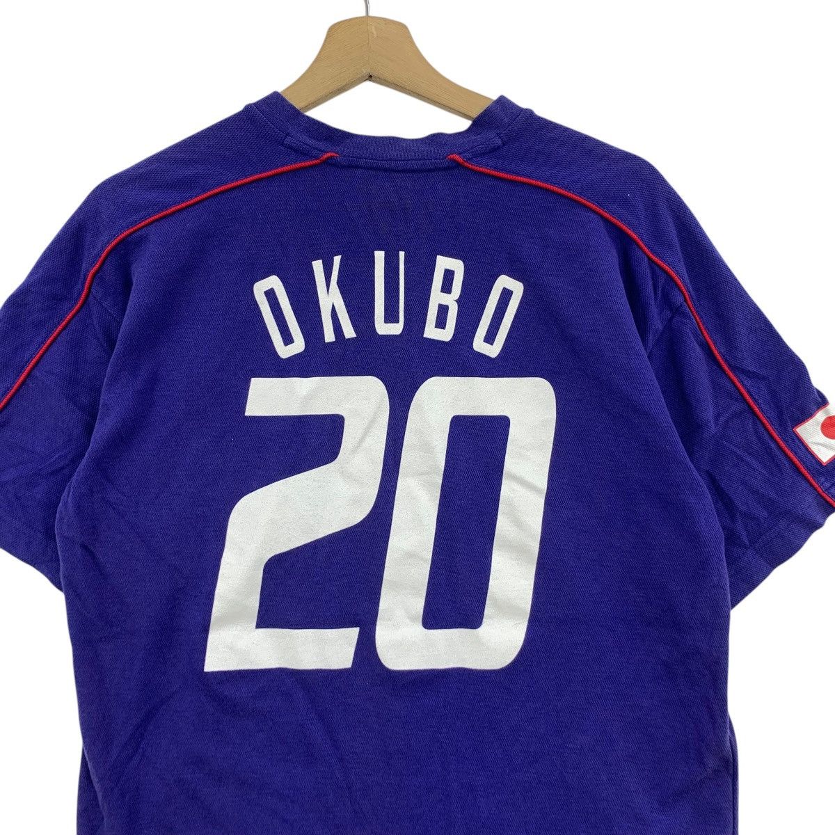 Vintage JFA JAPAN FOOTBALL Yoshito Okubo 2003 Season Tee Shirt Top Size US M / EU 48-50 / 2 - 6 Thumbnail