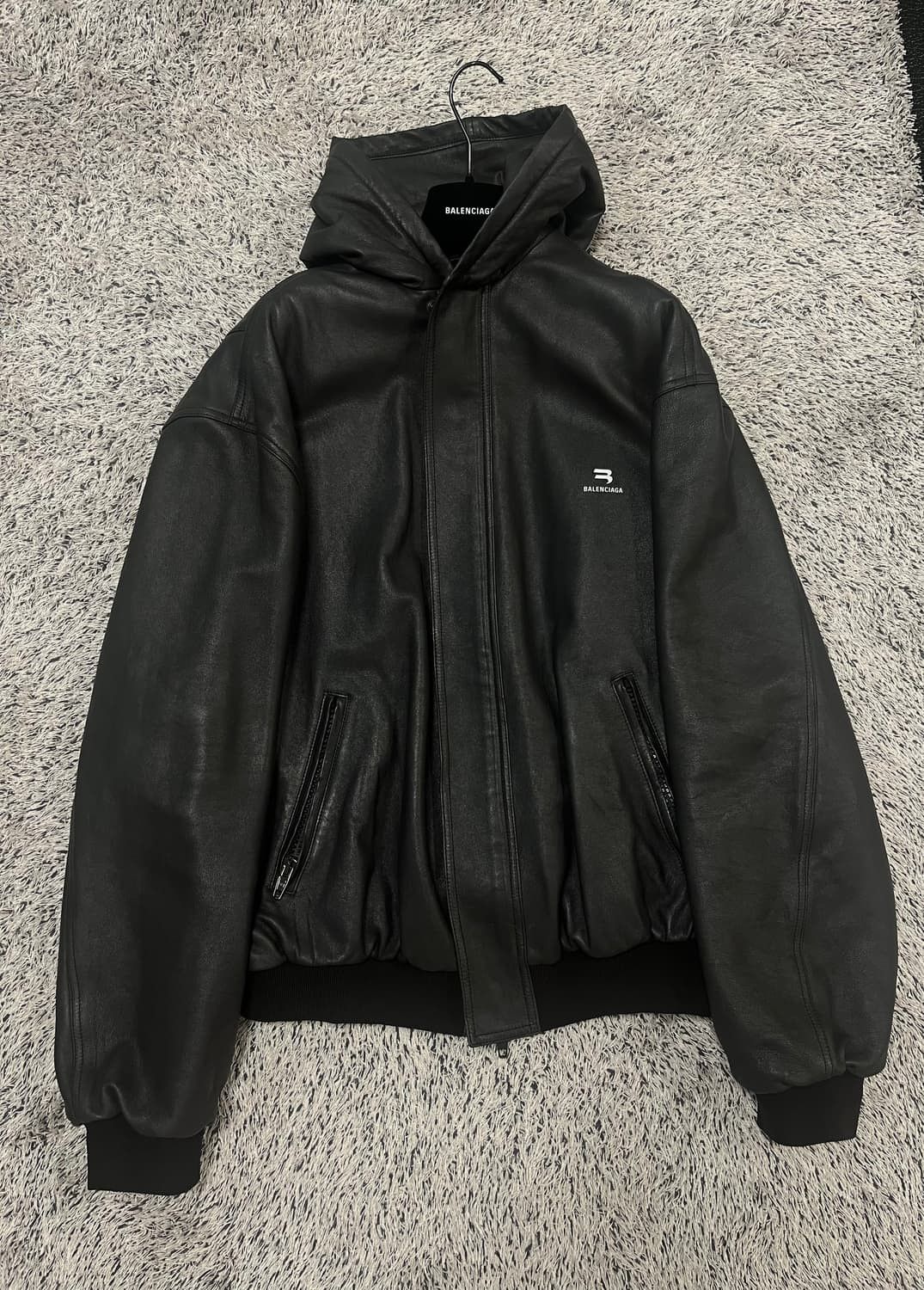Balenciaga Balenciaga Sporty B Taxi Blouson Leather Jacket Size US S / EU 44-46 / 1 - 1 Thumbnail