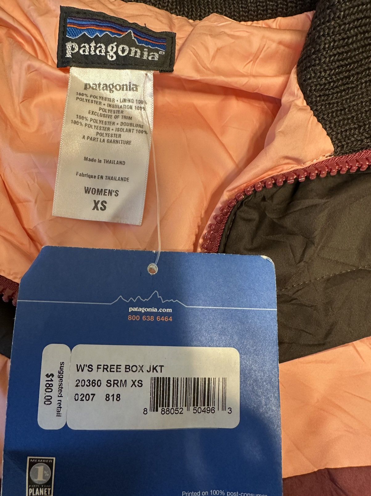Patagonia NWT Patagonia W's Free Box Jacket 20360 Multi Women’s XSmall Size XS / US 0-2 / IT 36-38 - 4 Thumbnail