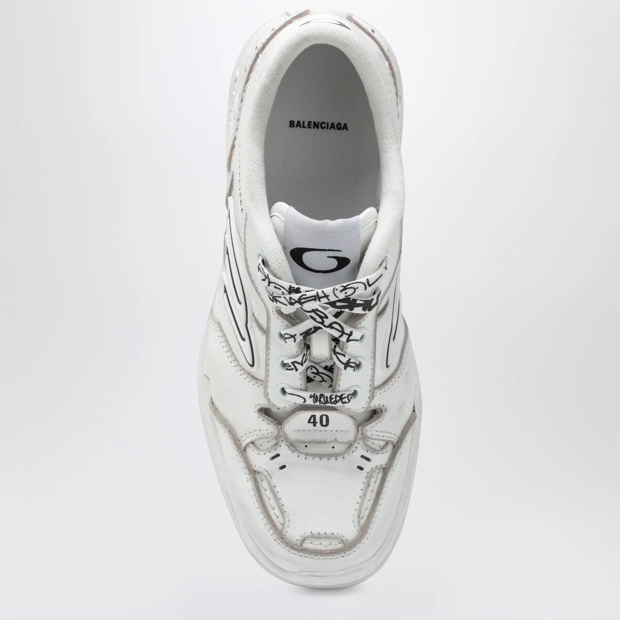 Balenciaga o1d2blof0426 Mid-Top Sneakers in White Size US 9 / IT 39 - 3 Thumbnail