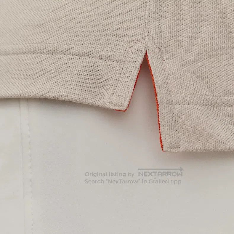 Hermes Hermes Polo men's equestrian series short-sleeve, stone gr Size US XL / EU 56 / 4 - 9 Thumbnail