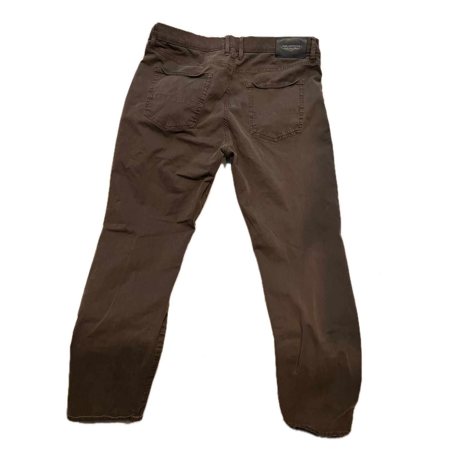 Karl Lagerfeld Karl Lagerfeld Brown Jeans Mens 36x29 Size US 36 / EU 52 - 2 Thumbnail