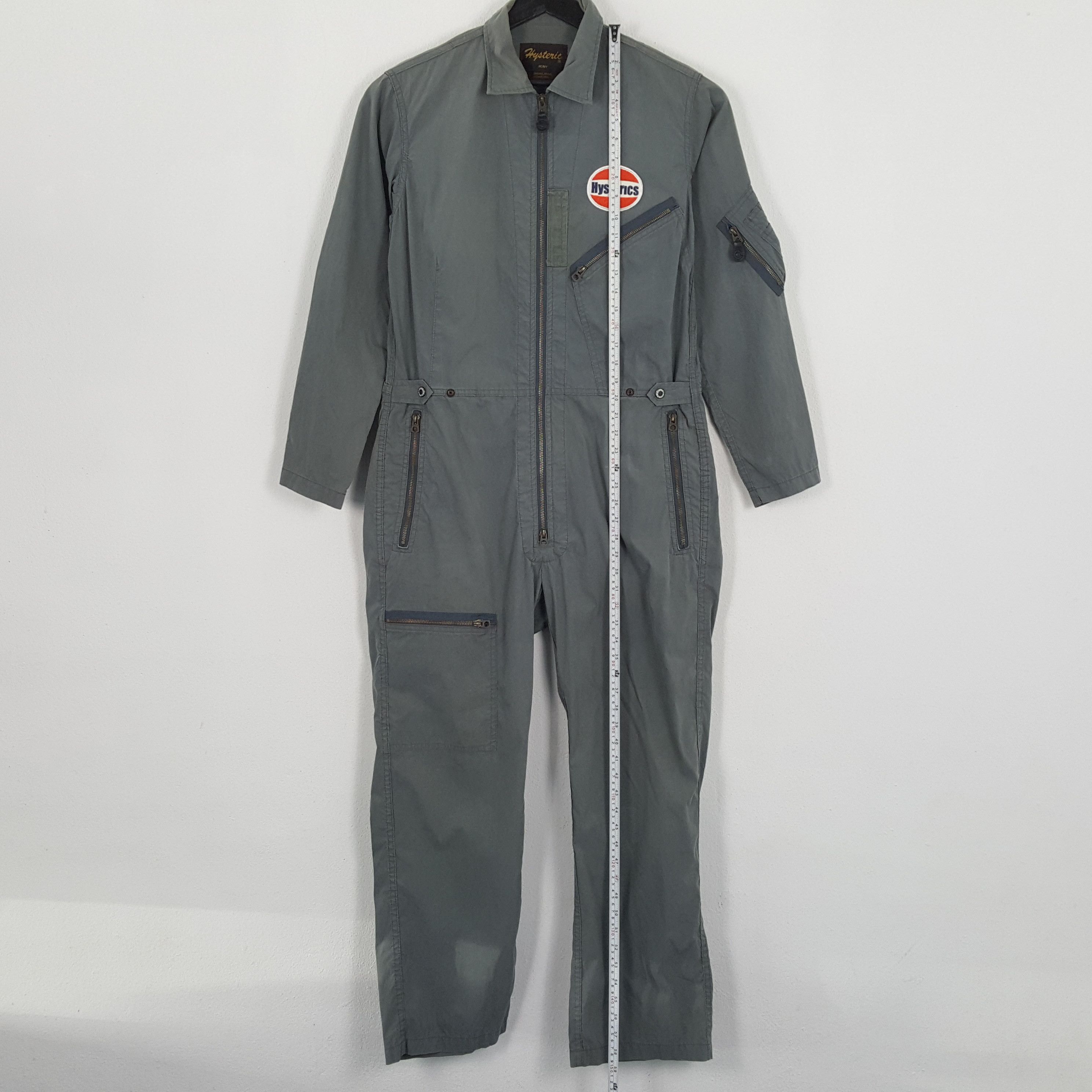 Hysteric Glamour × Japanese Brand × Vintage HYSTERIC GLAMOUR Workwear Style Custom Art Coverall Jacket Size US M / EU 48-50 / 2 - 7 Thumbnail