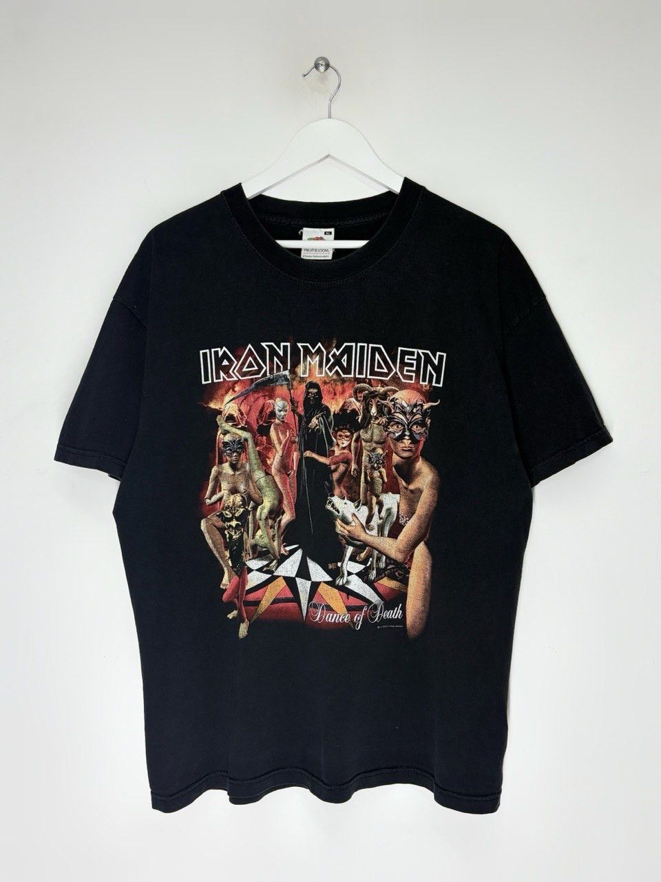 Iron Maiden Vintage 2003 Iron Maiden Dance of Death Black T-shirt Size US XL / EU 56 / 4 - 1 Thumbnail