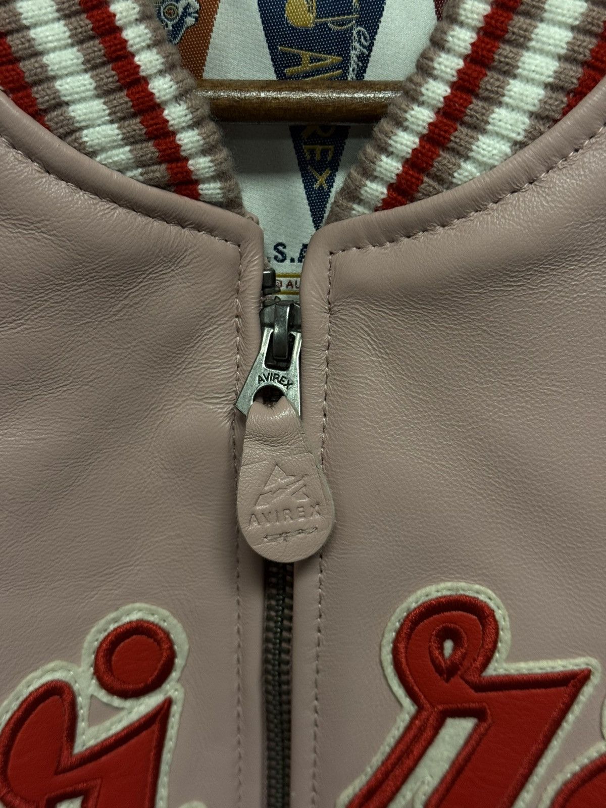 Avirex Avirex Leather Varsity Jacket Size S Clean $1500 Retail Size US XS / EU 42 / 0 - 9 Thumbnail