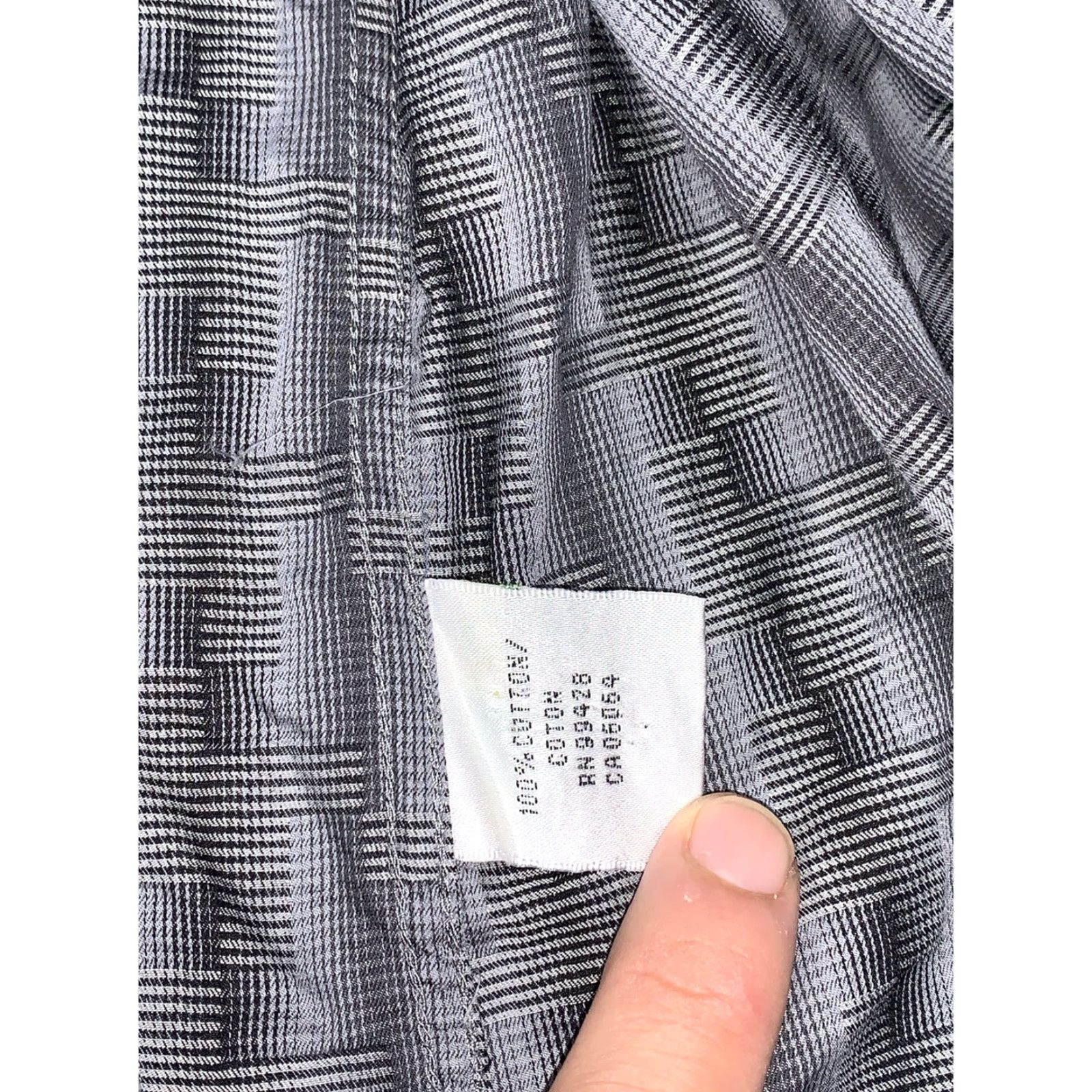 BUGATCHI Bugatchi Mens Button Up M Classic Fit Casual Shirt Gray Striped Regular Long Sleeve Button-Up Mens Size US M / EU 48-50 / 2 - 4 Thumbnail