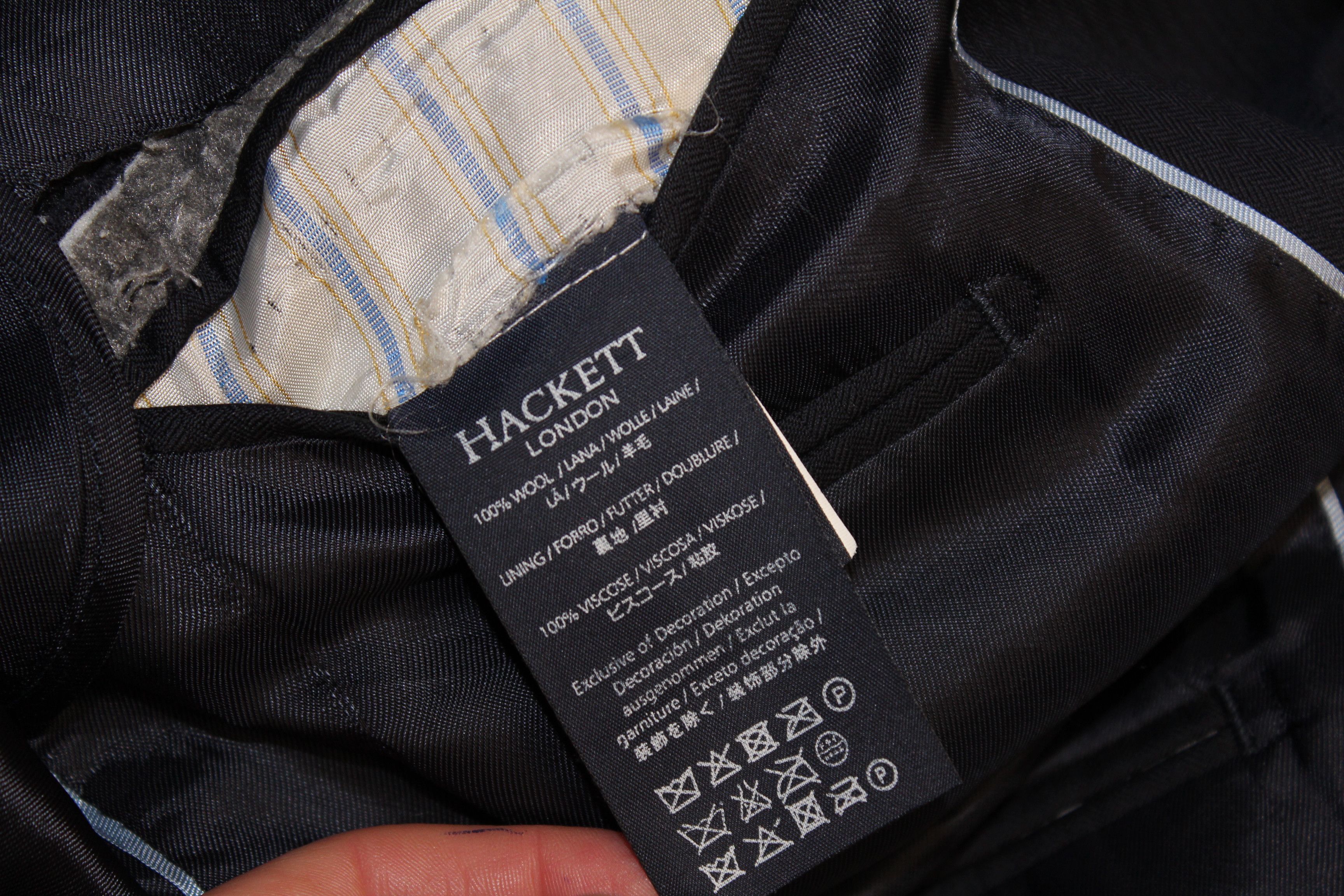 Designer Mens Hackett Classic Suit Tailoring Size 40 Size 40R - 6 Thumbnail