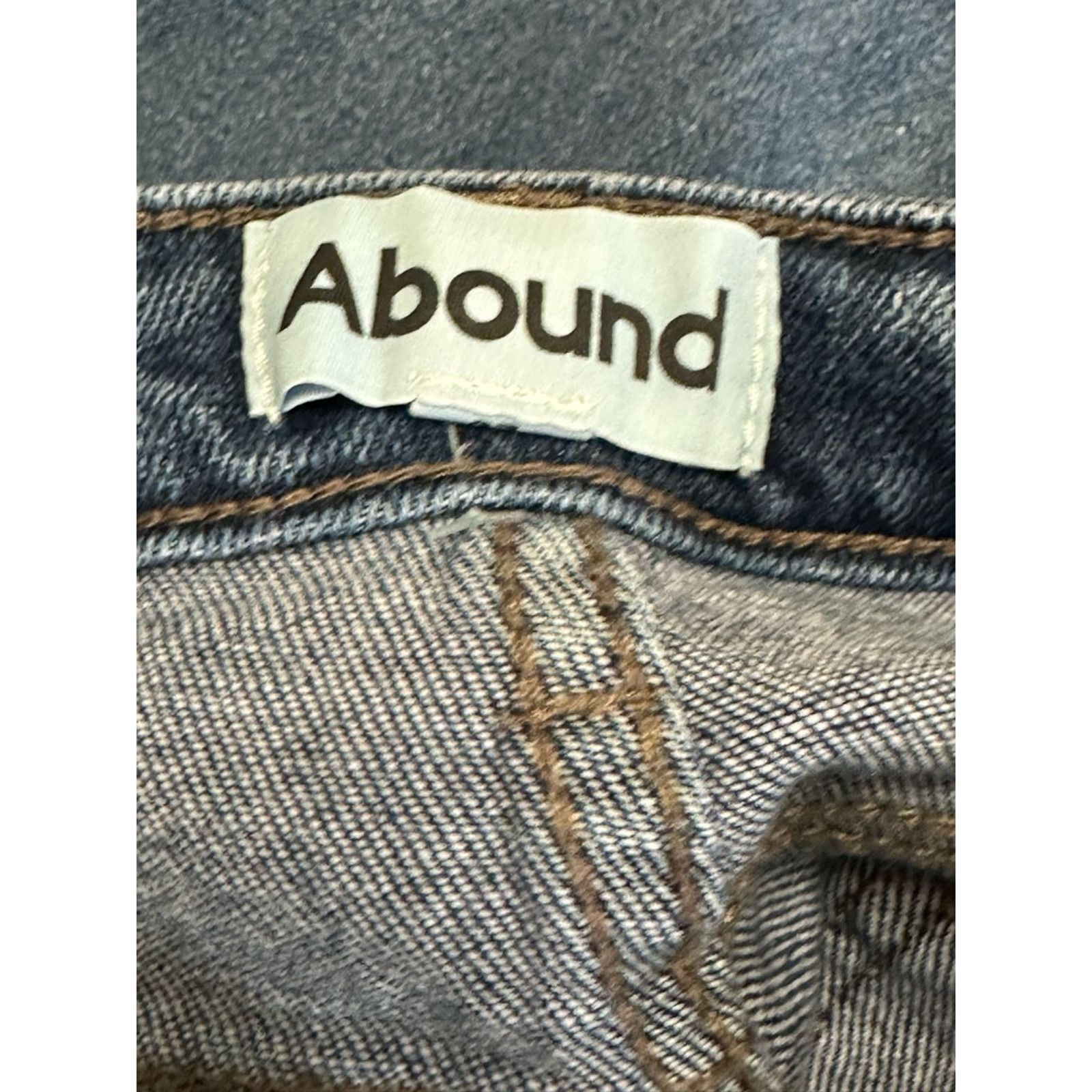 Other Abound Mom Jeans Straight Leg High Rise Button Fly Blue 27 Size 27" / US 4 / IT 40 - 7 Thumbnail