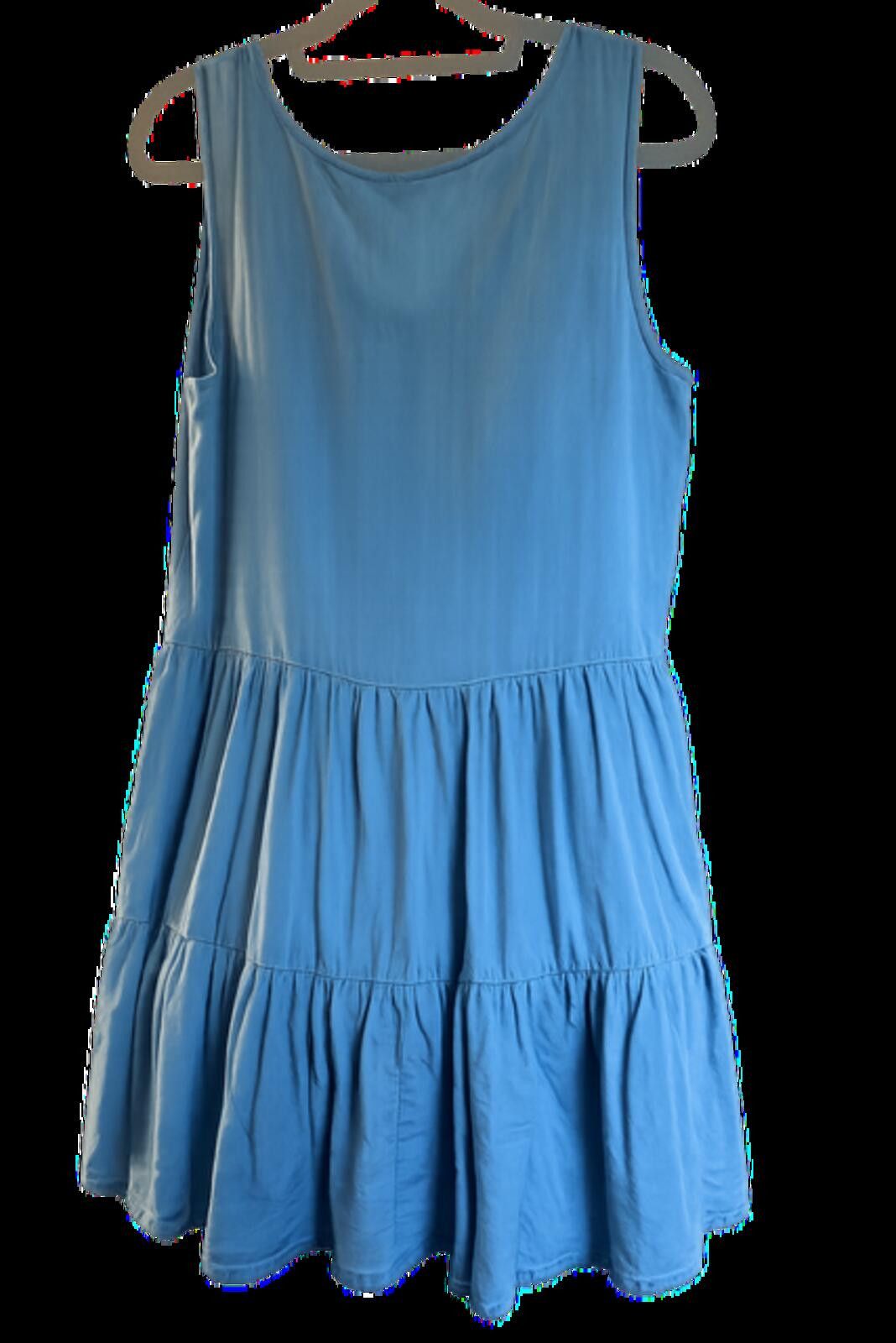 Other Indigo Rose Light Blue Jean Sleeveless Button-Front Dress M Size M / US 6-8 / IT 42-44 - 3 Thumbnail